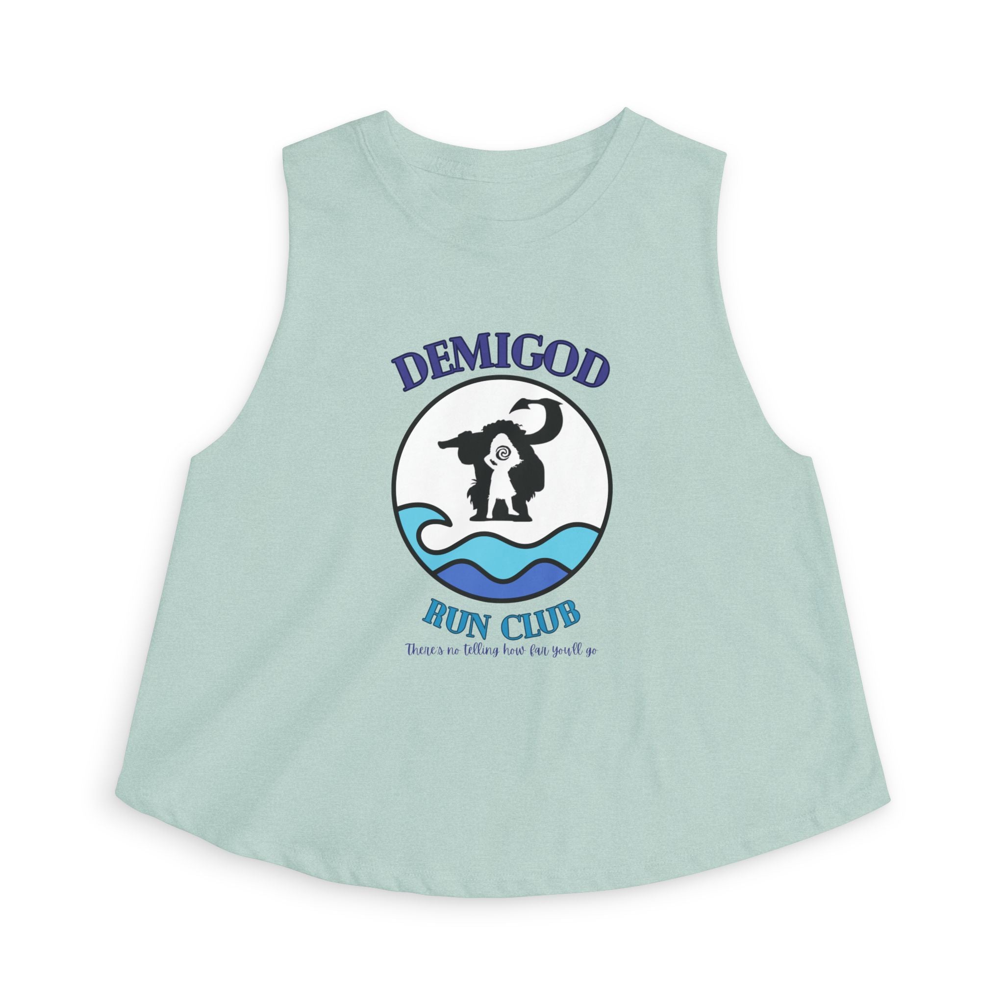 Demigod Run Club Women's Crop Tank Top