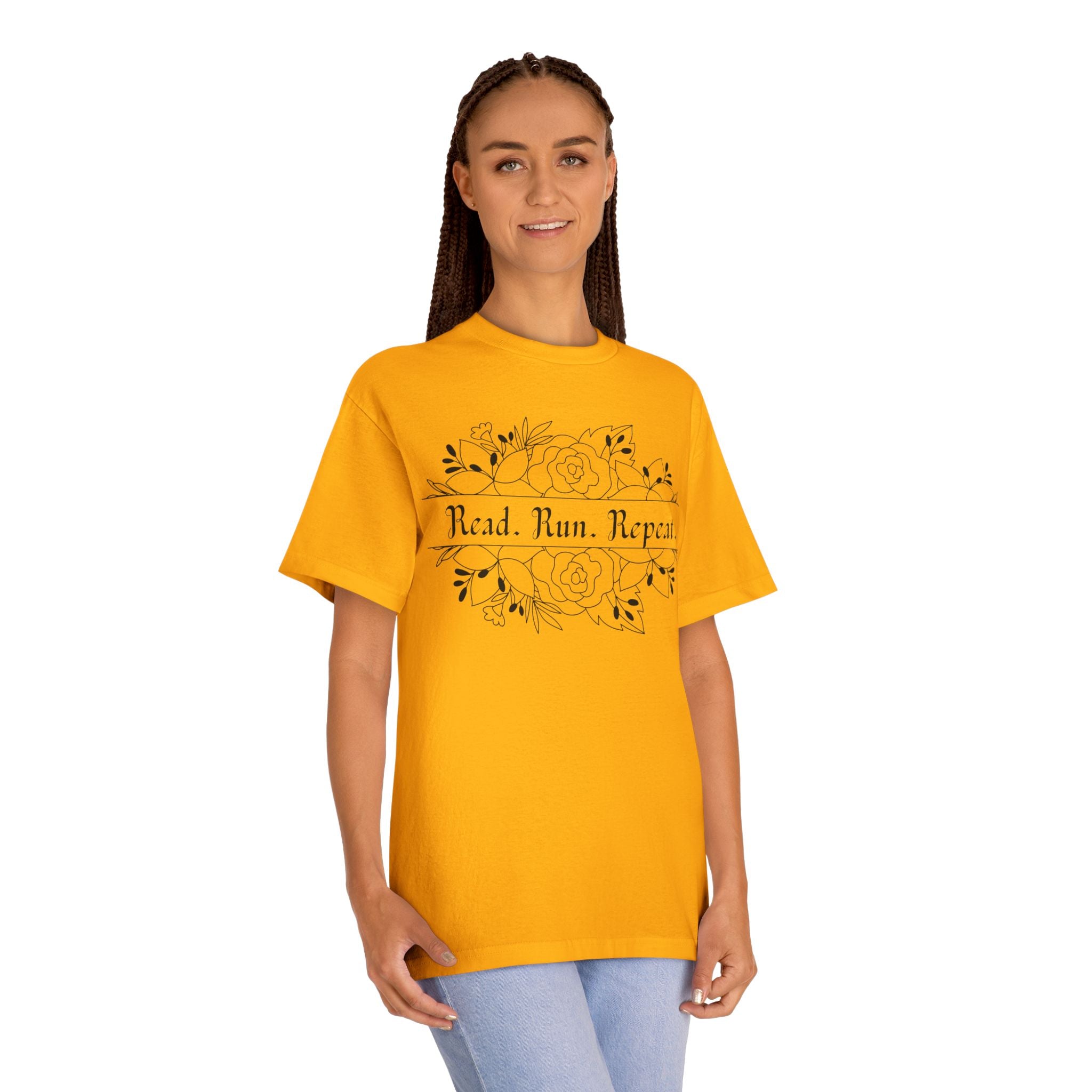 Read. Run. Repeat. Unisex Classic Tee