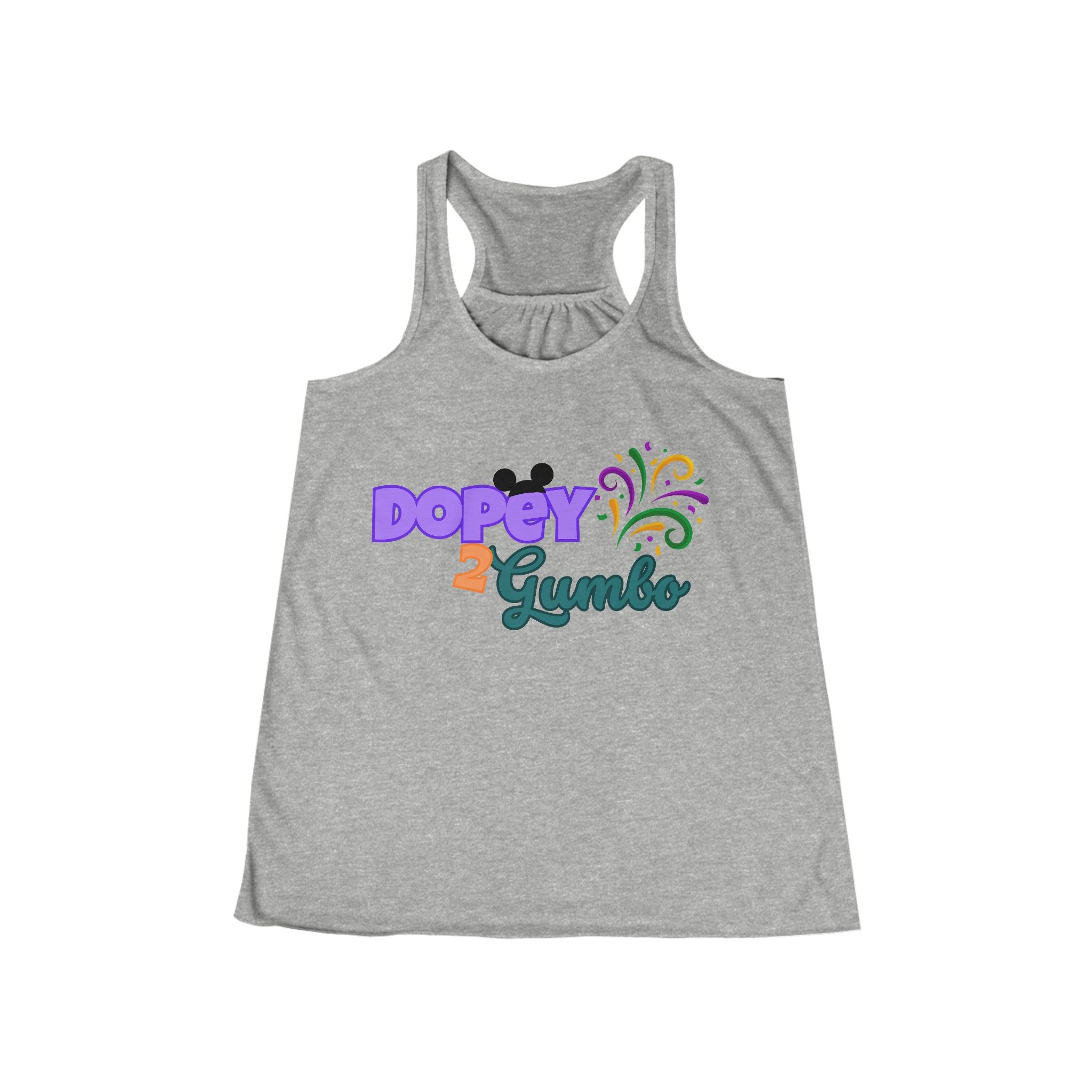 Dopey 2 Gumbo Flowy Racerback Tank