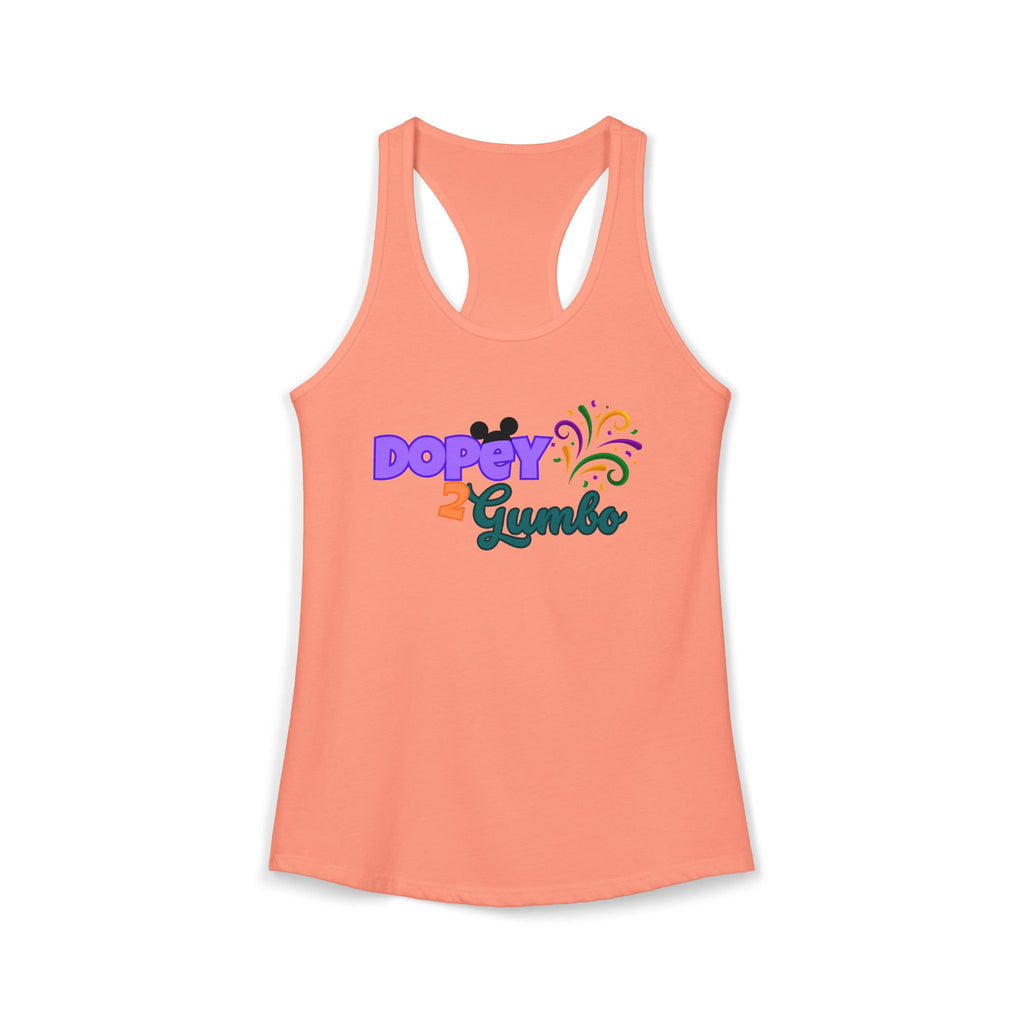 Dopey 2 Gumbo Women's Ideal Racerback Tank