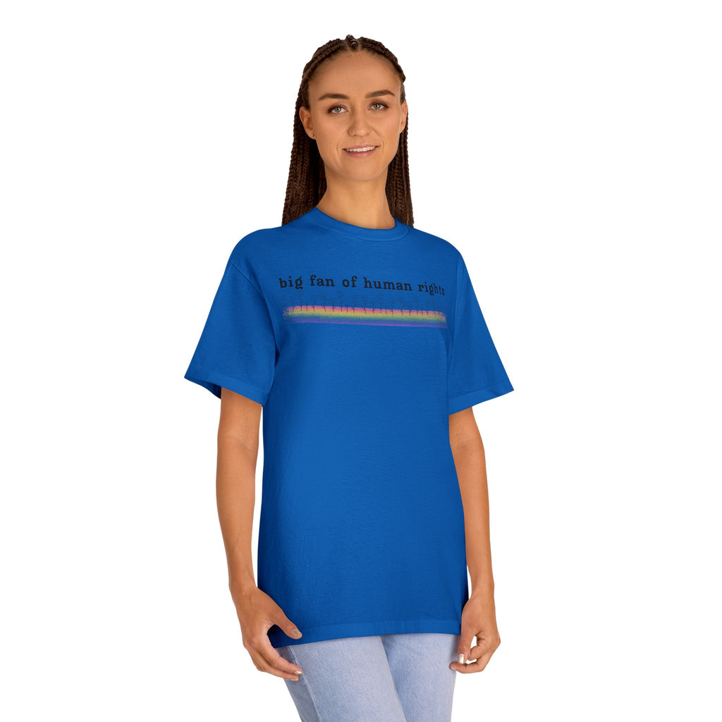 Big Fan of Human Rights - Black Font - Unisex Classic Tee