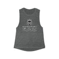 "Redemption Arc? Villain Origin Story?" Women's Flowy Scoop Muscle Tank