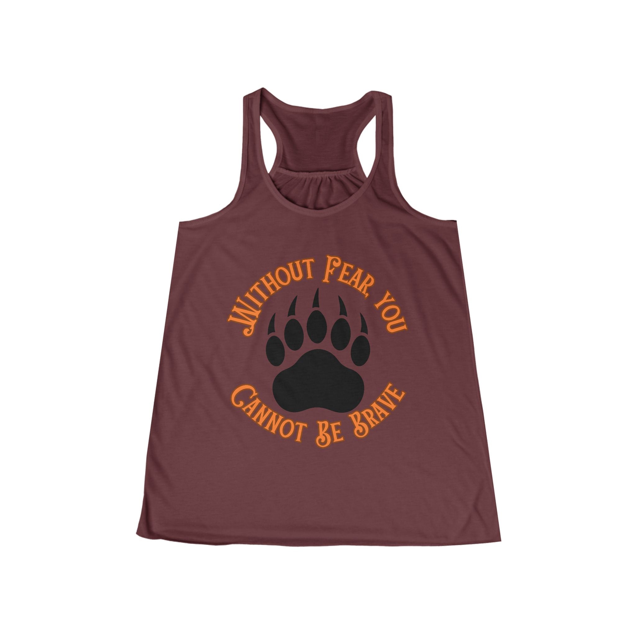 Be Brave Women's Flowy Racerback Tank