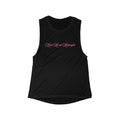Meet Me at Midnight Pink Script Muscle Tank