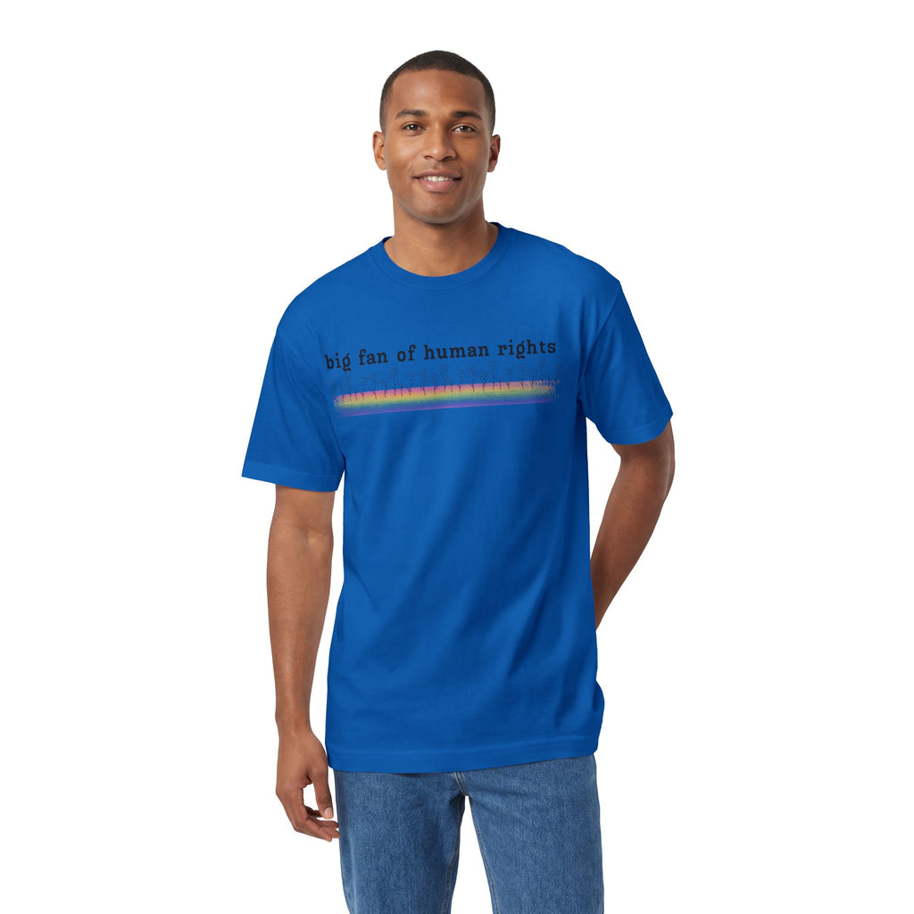 Big Fan of Human Rights - Black Font - Unisex Classic Tee