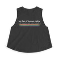Big Fan of Human Rights Women's Crop Top