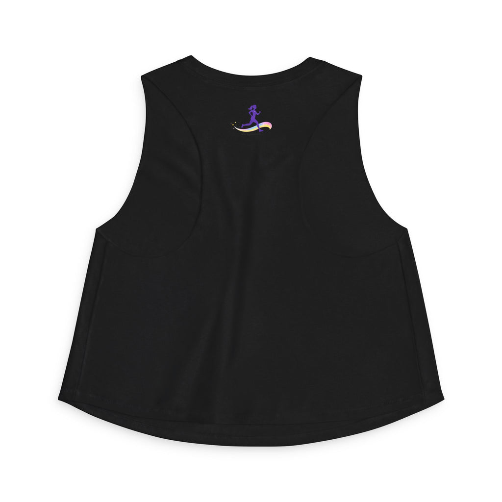 Dream Big Run Long Sparkle Hard Women's Crop Top