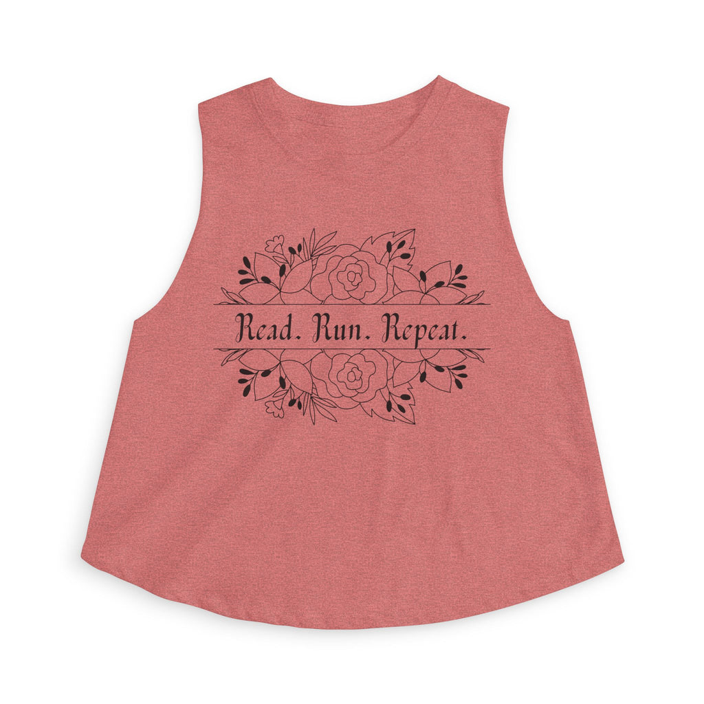 Read. Run. Repeat. Crop Top