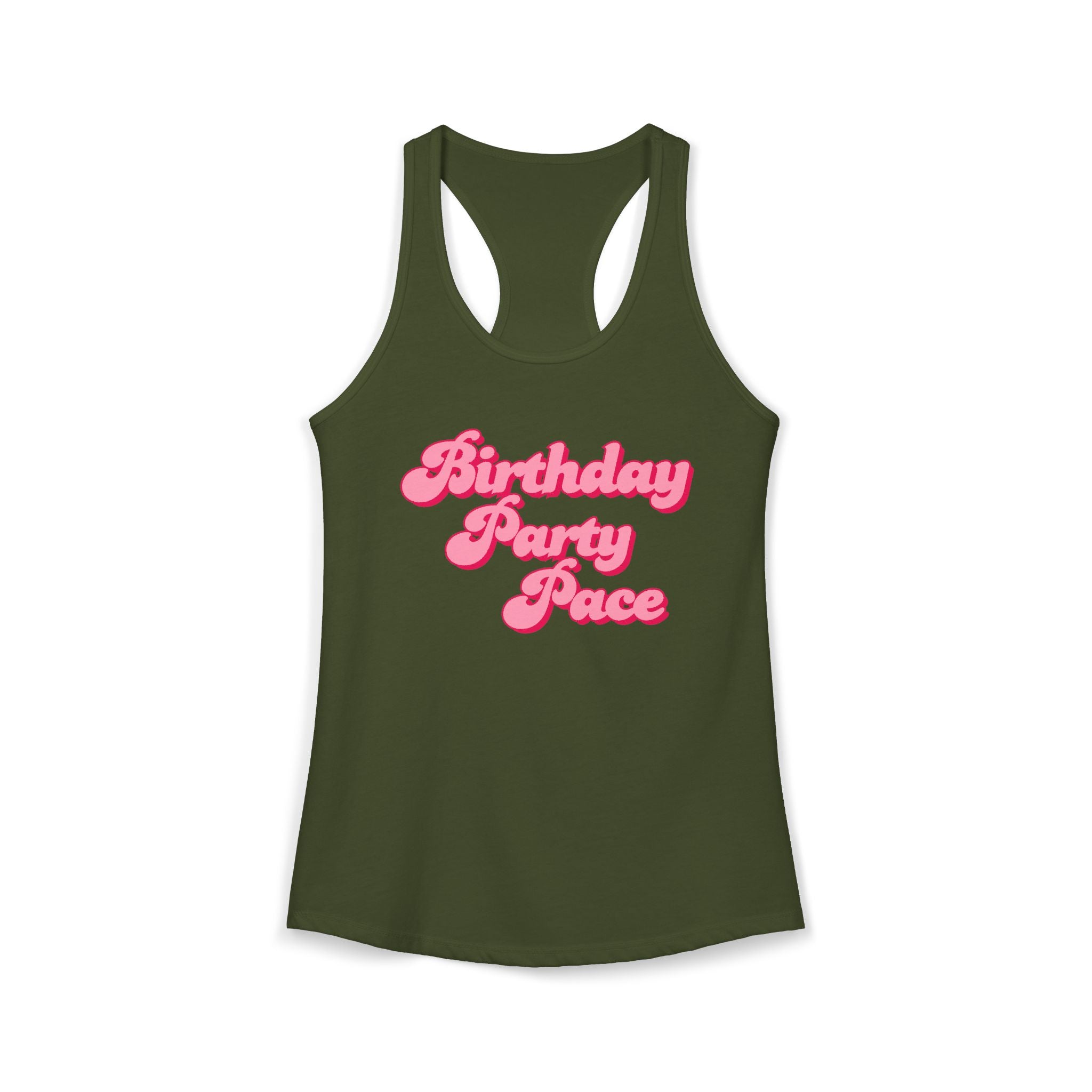 Birthday Party Pace Women's Ideal Racerback Tank