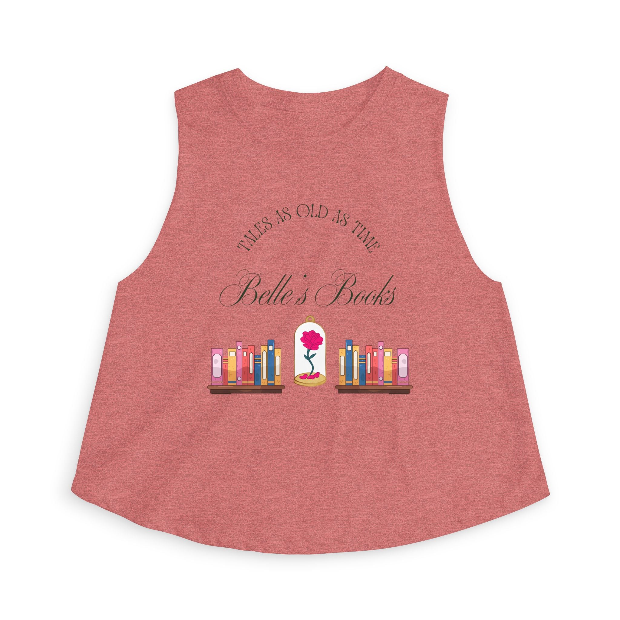 Belle's Books Crop Top