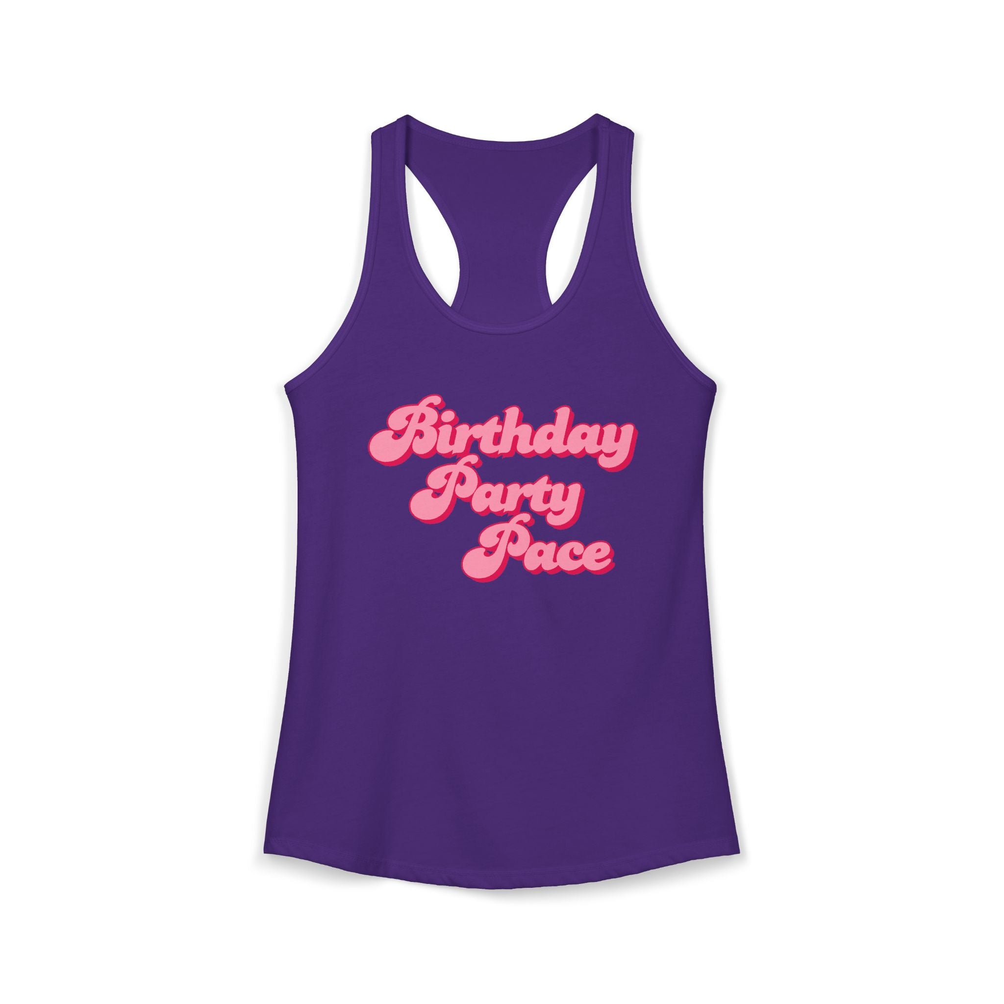 Birthday Party Pace Women's Ideal Racerback Tank