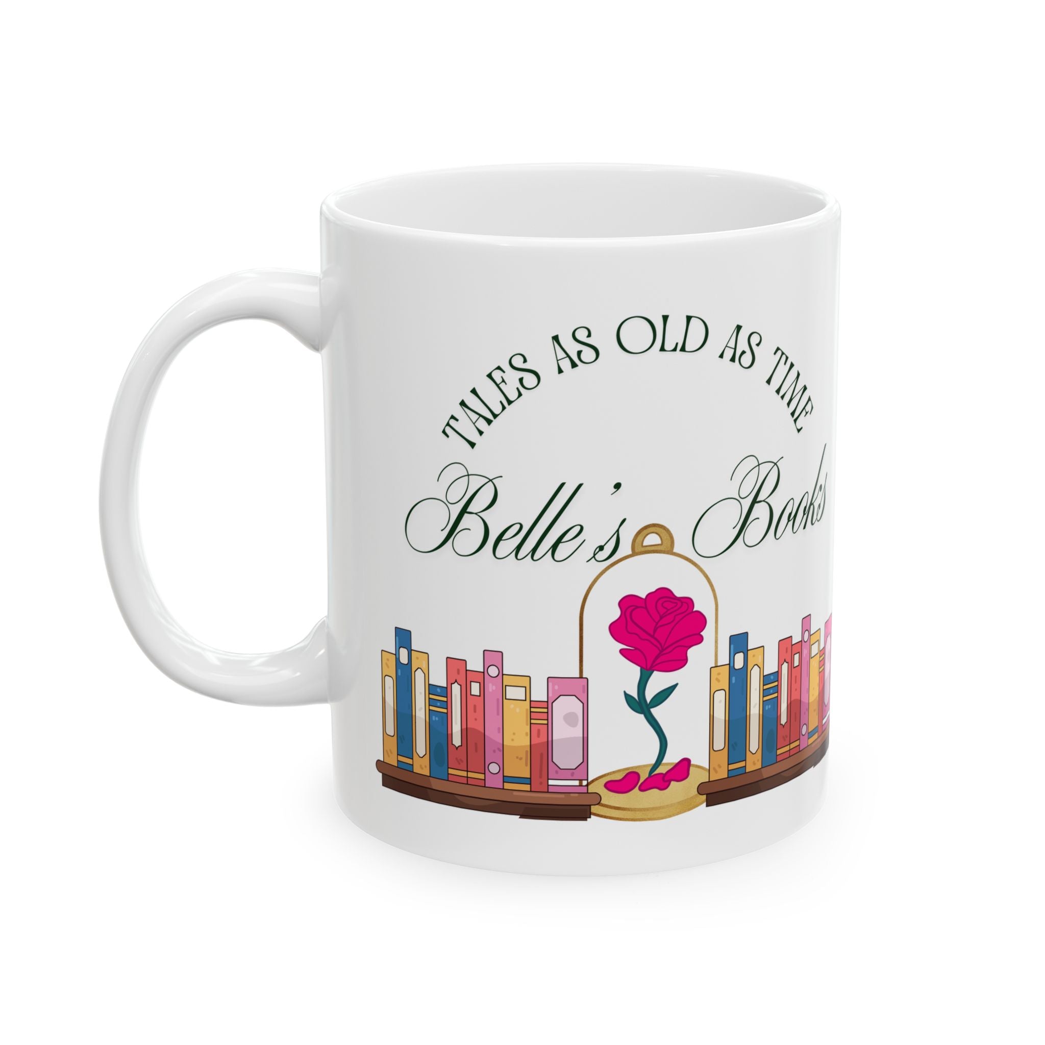 Belles Books Ceramic Mug, (11oz, 15oz)