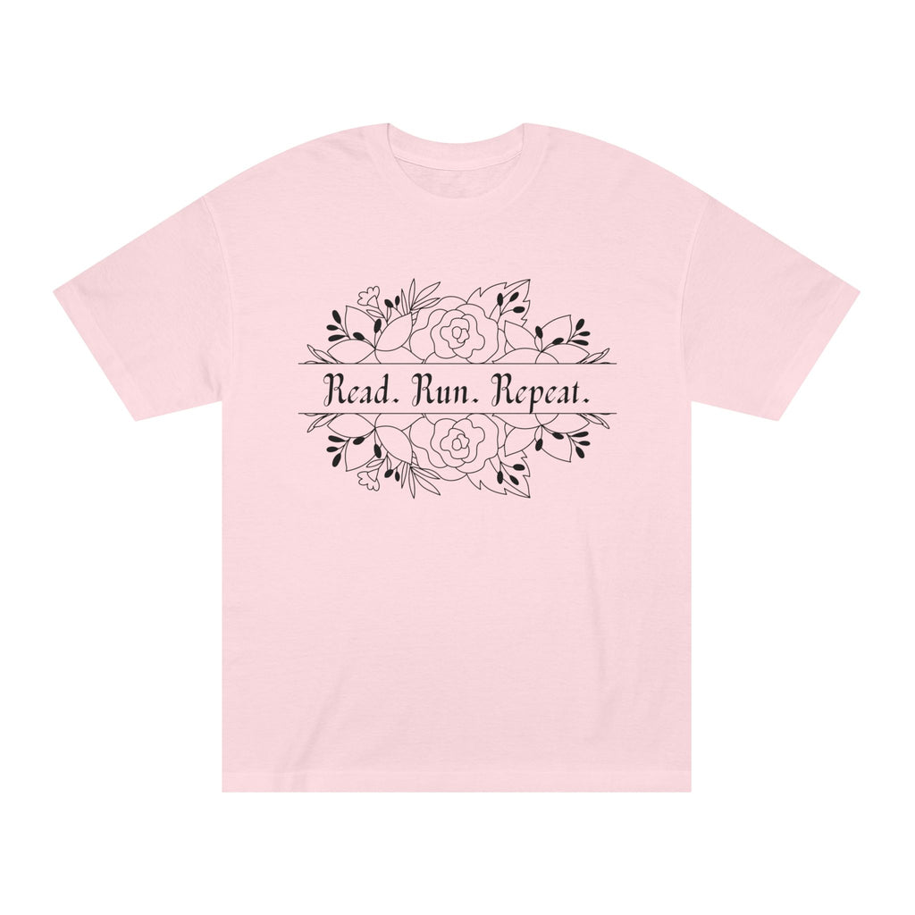 Read. Run. Repeat. Unisex Classic Tee