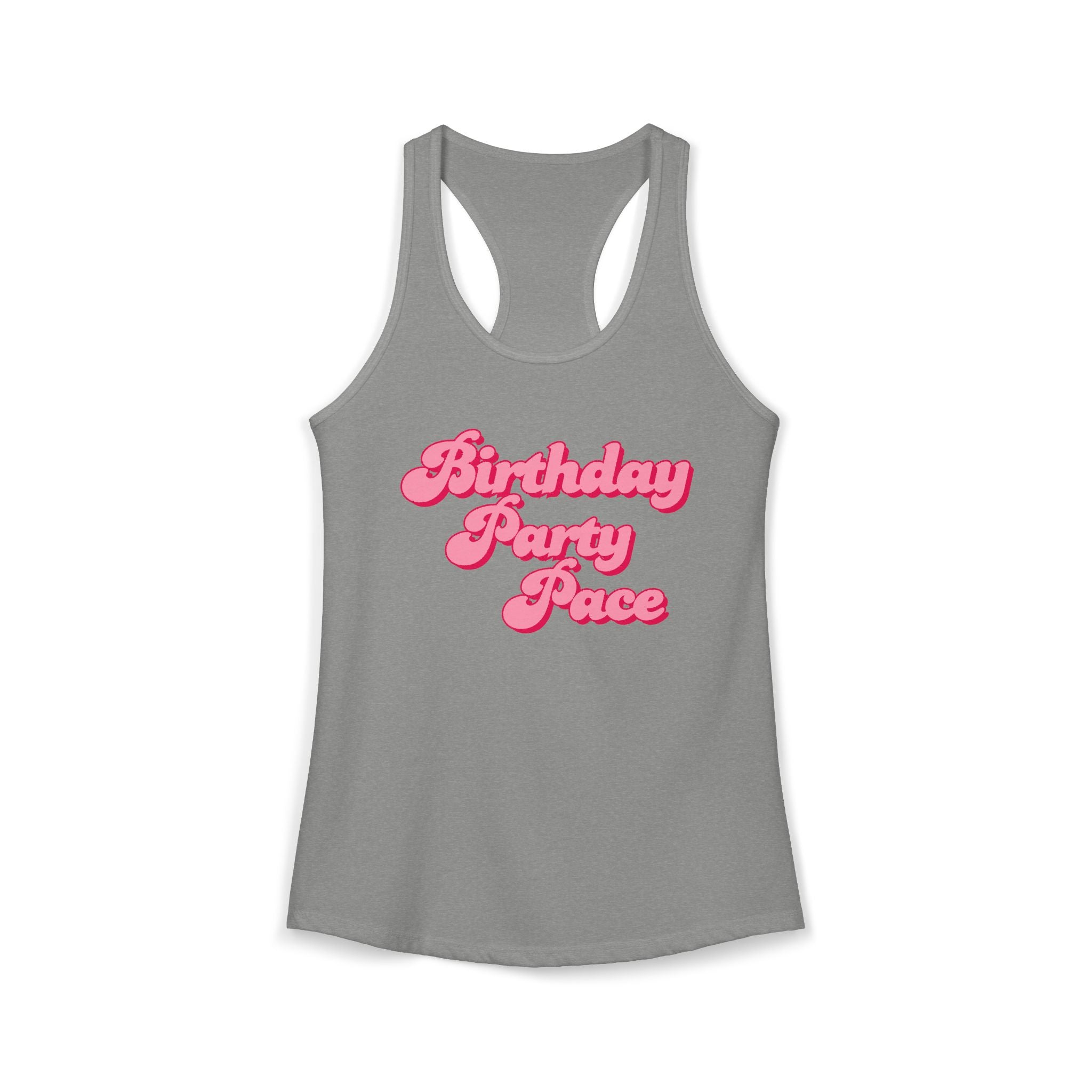 Birthday Party Pace Women's Ideal Racerback Tank