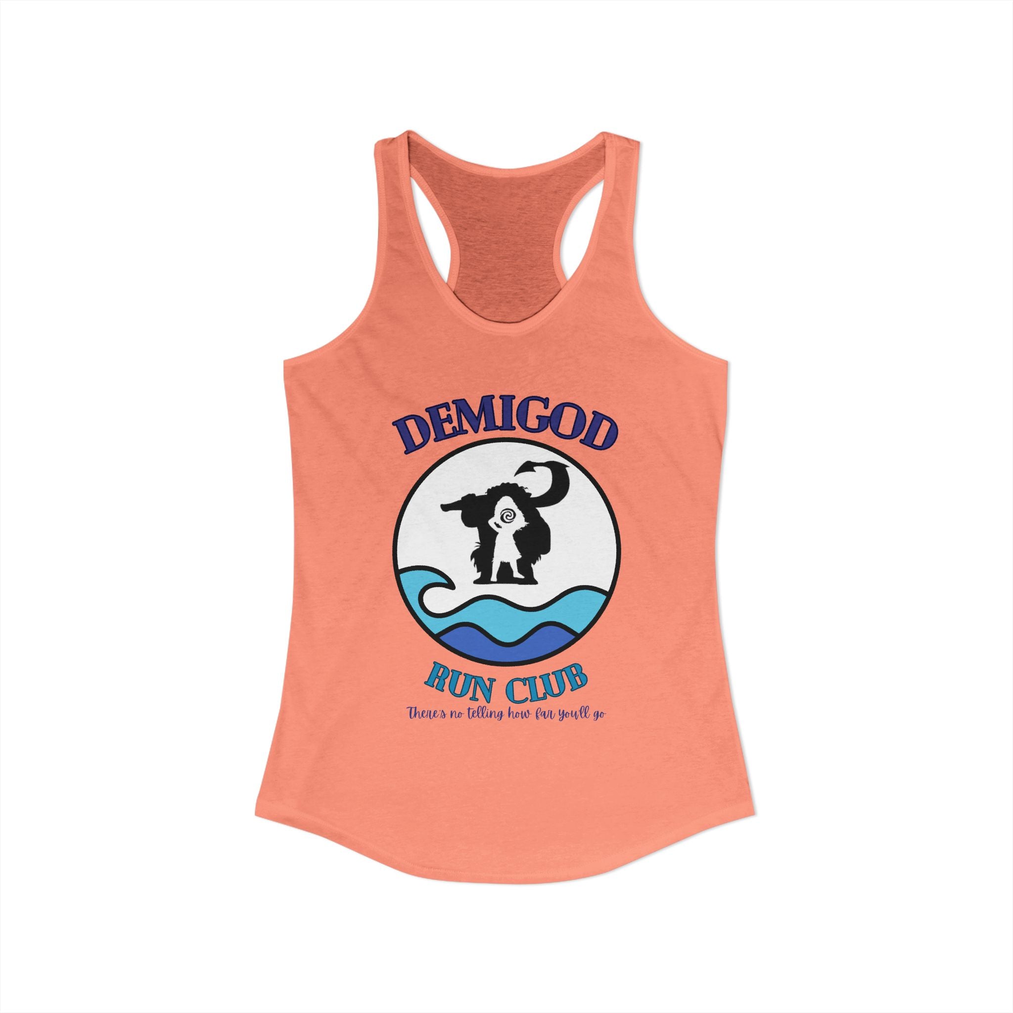 Demi God Run Club - Women's Ideal Racerback Tank