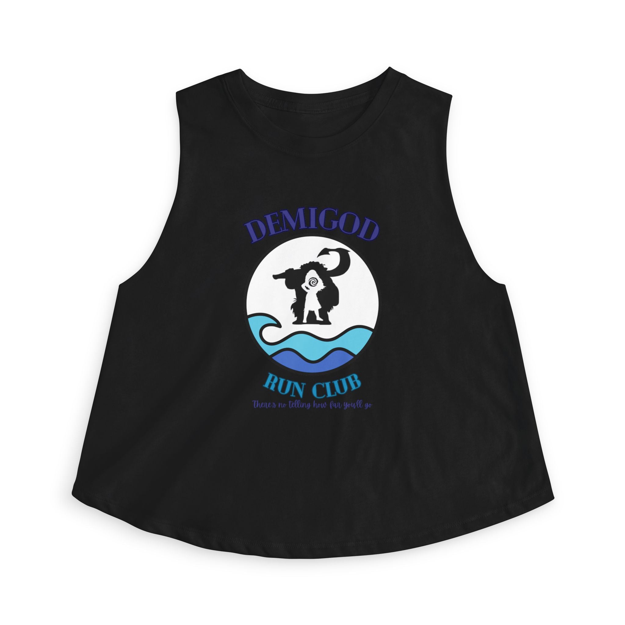 Demigod Run Club Women's Crop Tank Top