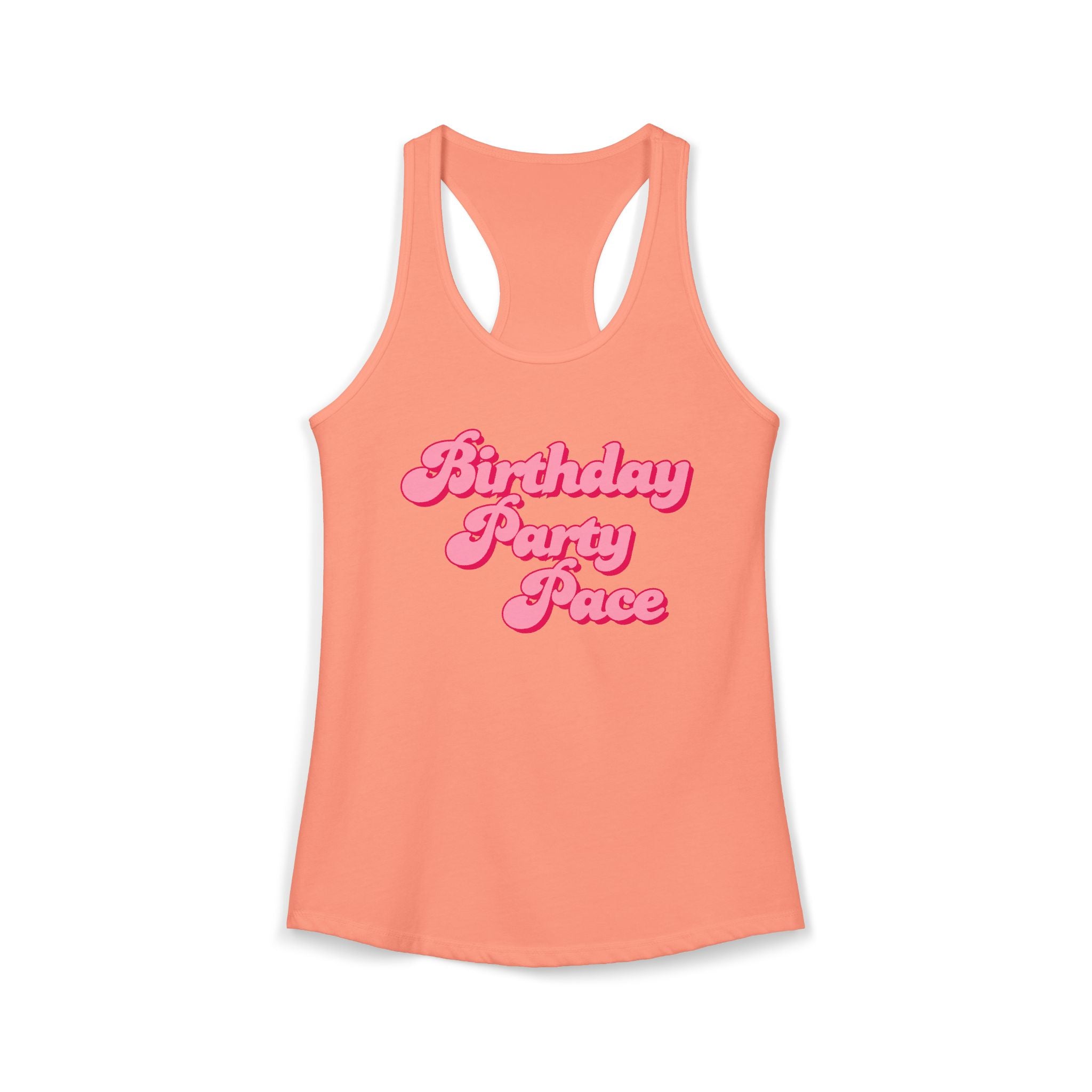 Birthday Party Pace Women's Ideal Racerback Tank