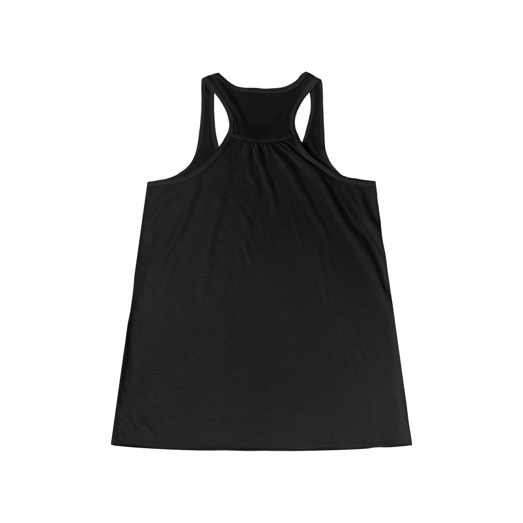 White Font - Read. Run. Repeat. Racerback Flowy Tank