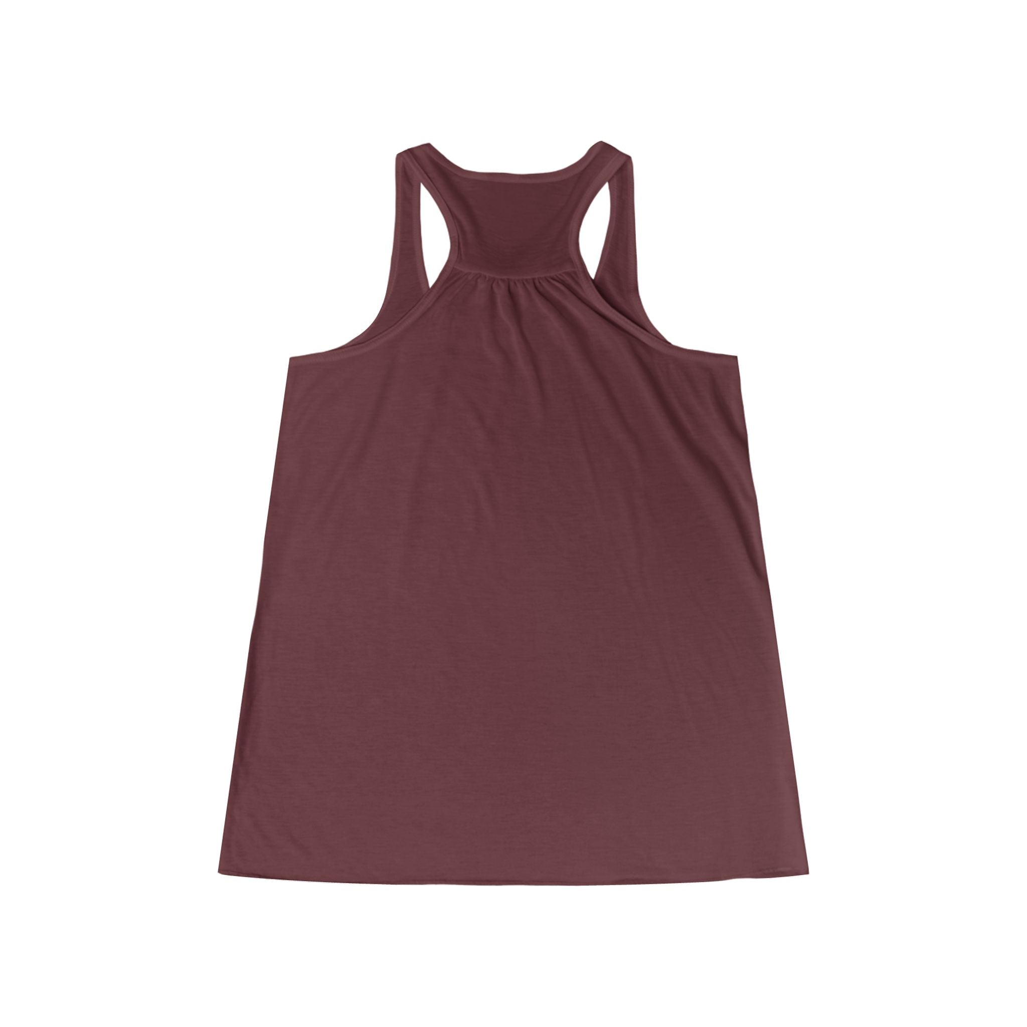 White Font - Read. Run. Repeat. Racerback Flowy Tank