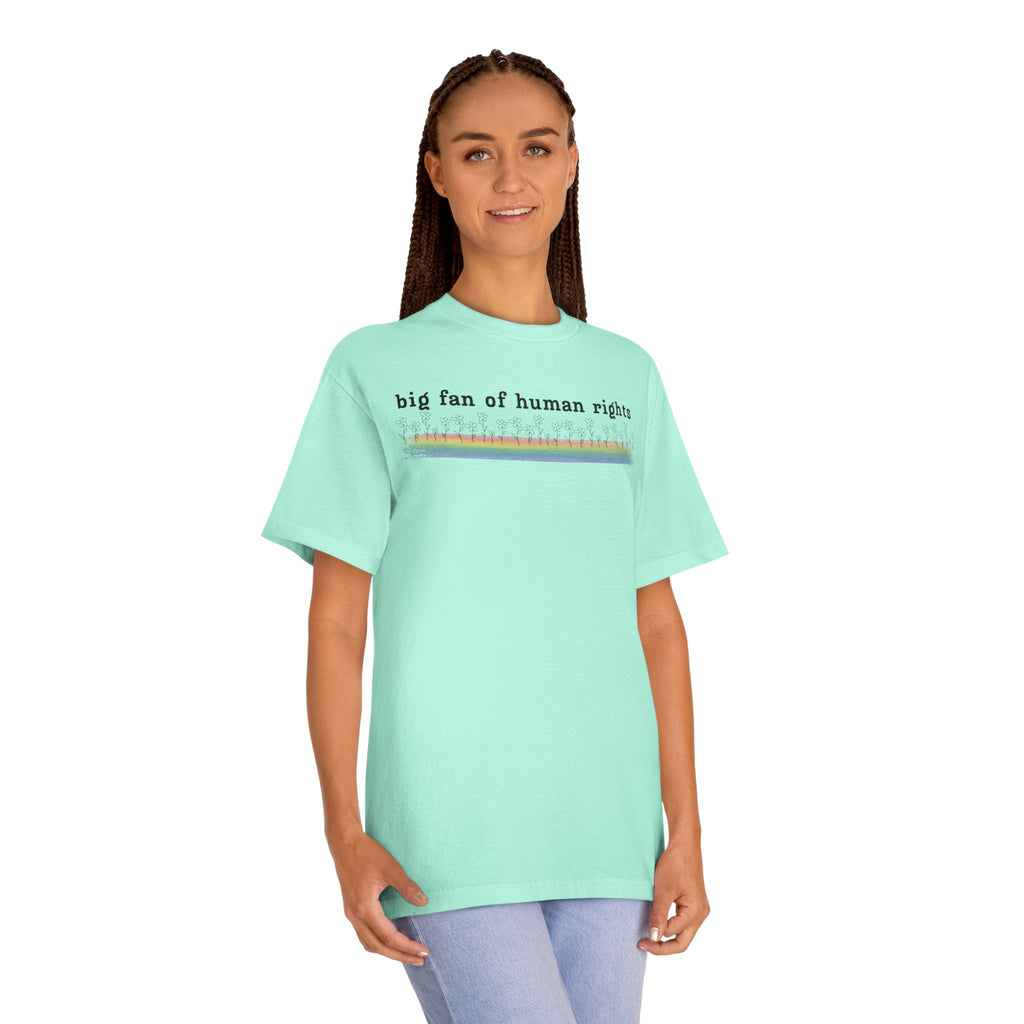 Big Fan of Human Rights - Black Font - Unisex Classic Tee