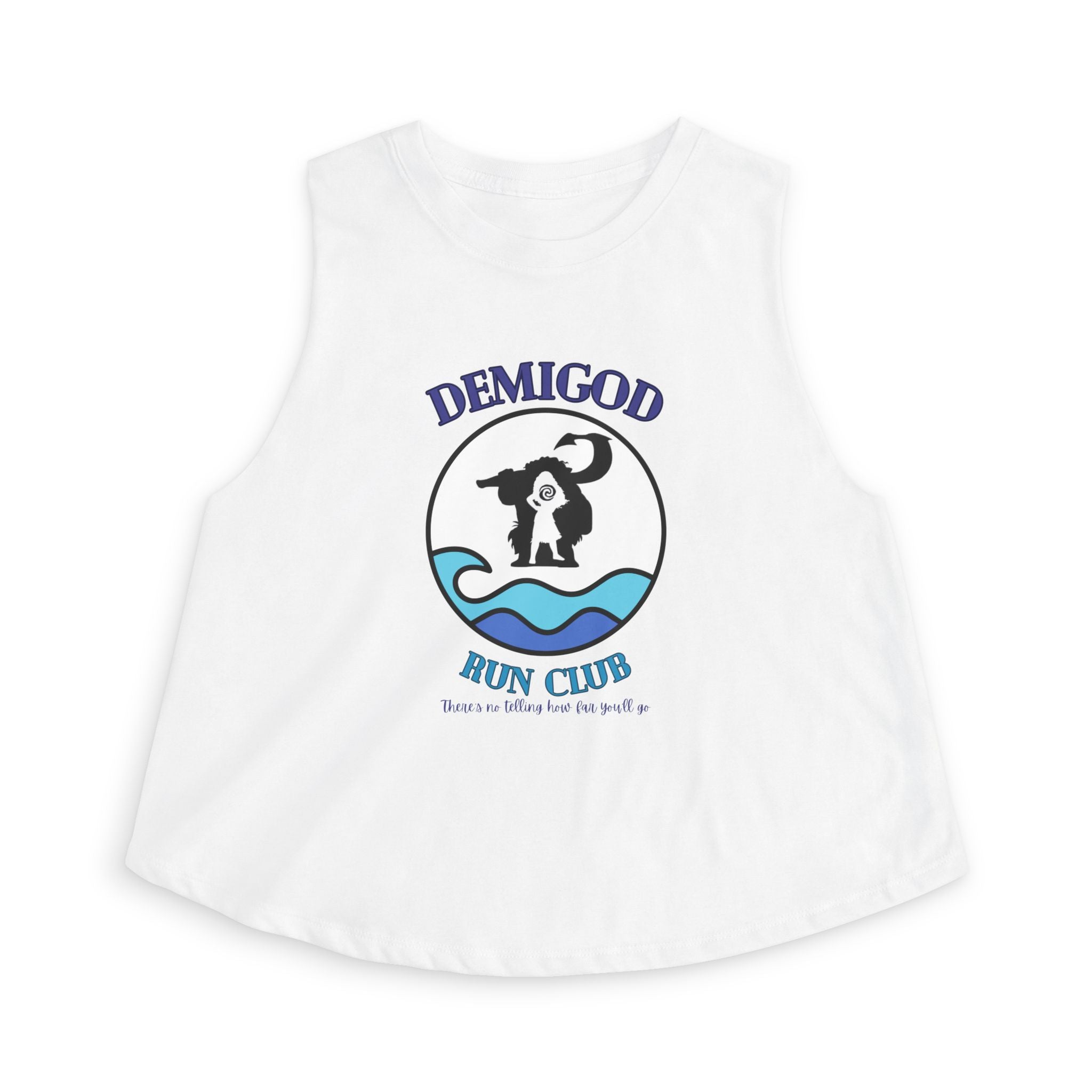 Demigod Run Club Women's Crop Tank Top