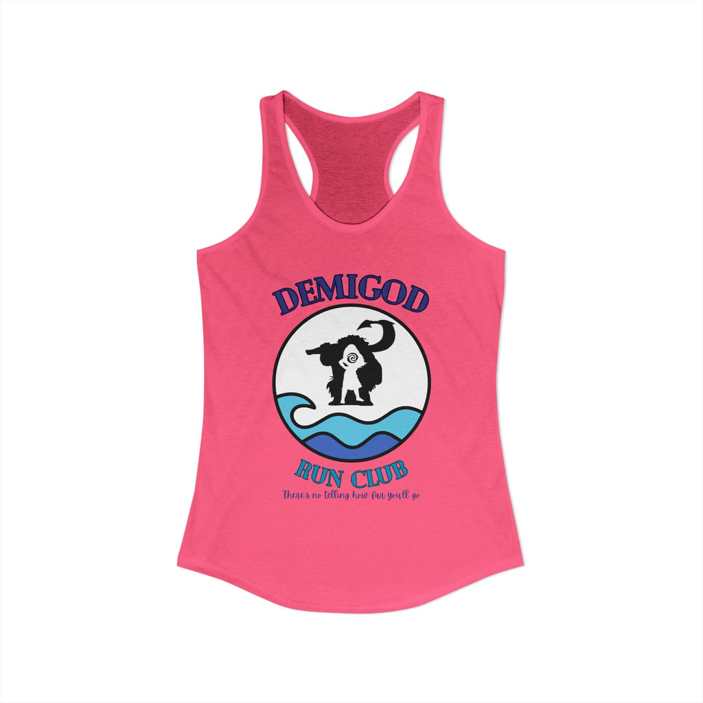 Demi God Run Club - Women's Ideal Racerback Tank