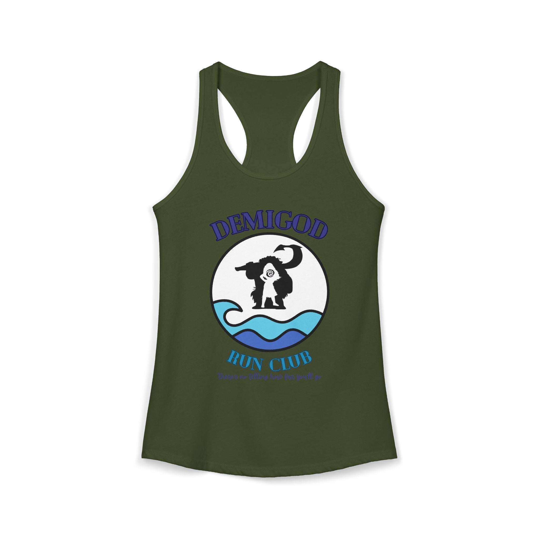 Demi God Run Club - Women's Ideal Racerback Tank