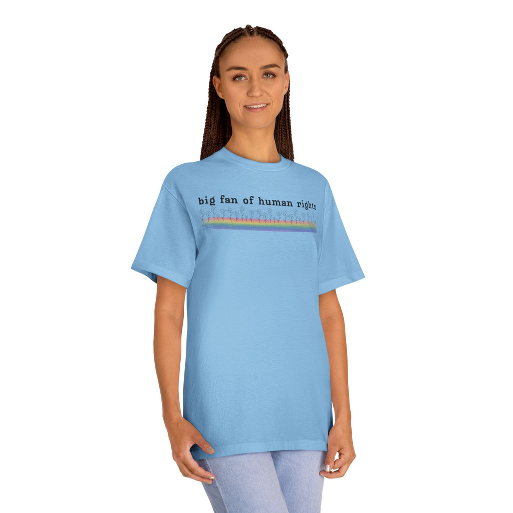 Big Fan of Human Rights - Black Font - Unisex Classic Tee