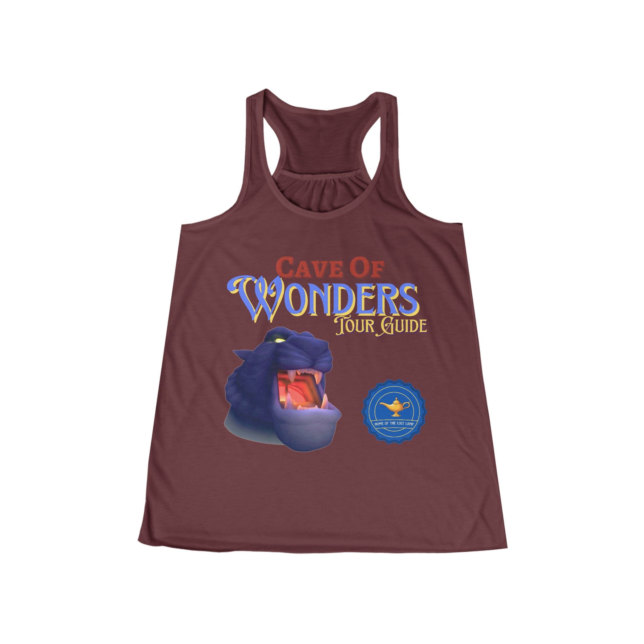 Cave of Wonders Women's Flowy Racerback Tank