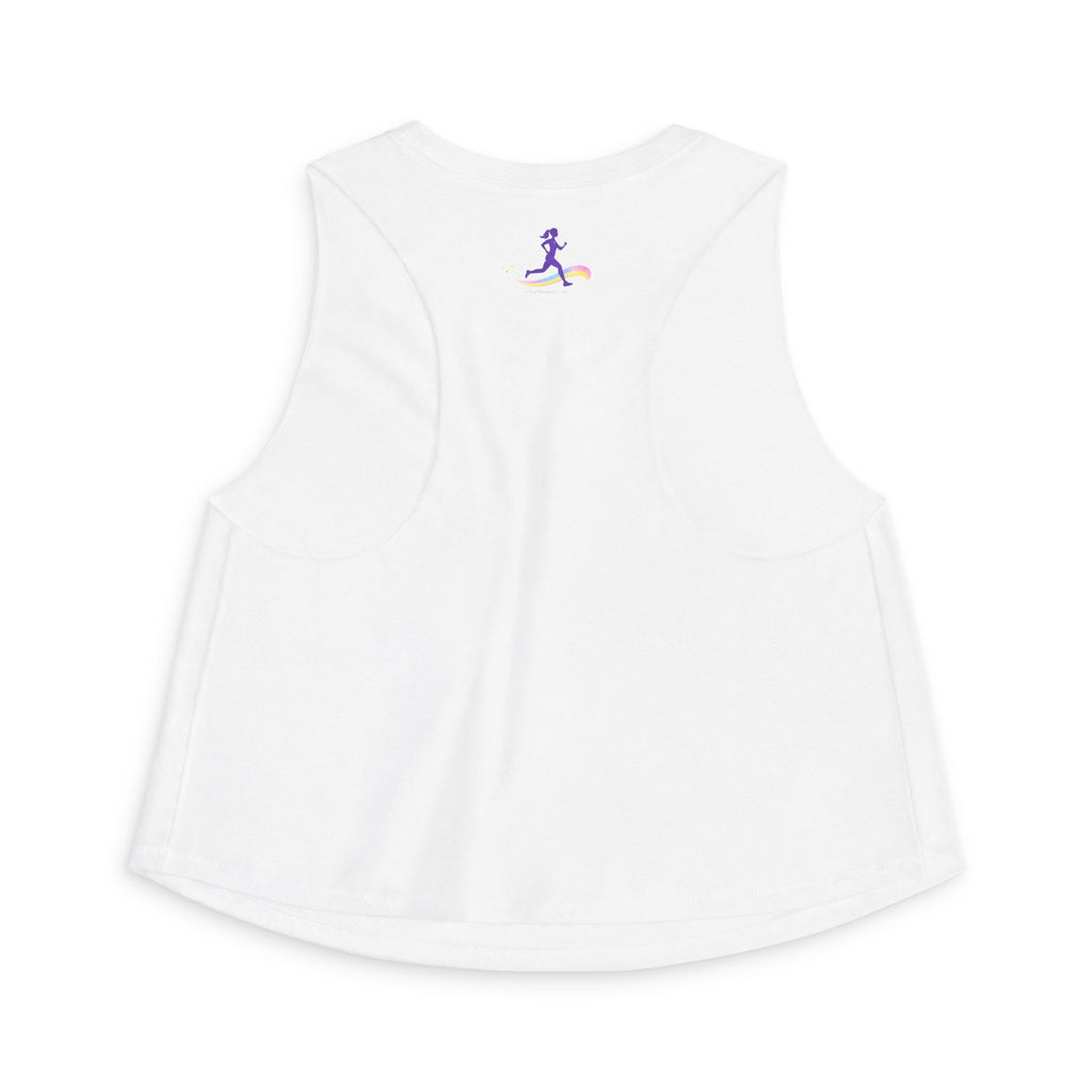 Dream Big Run Long Sparkle Hard Women's Crop Top