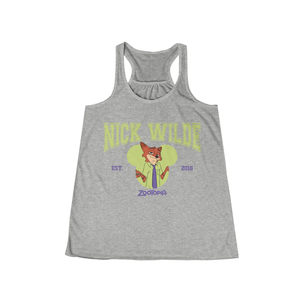 Wilde, Nick Wilde Women's Flowy Racerback Tank