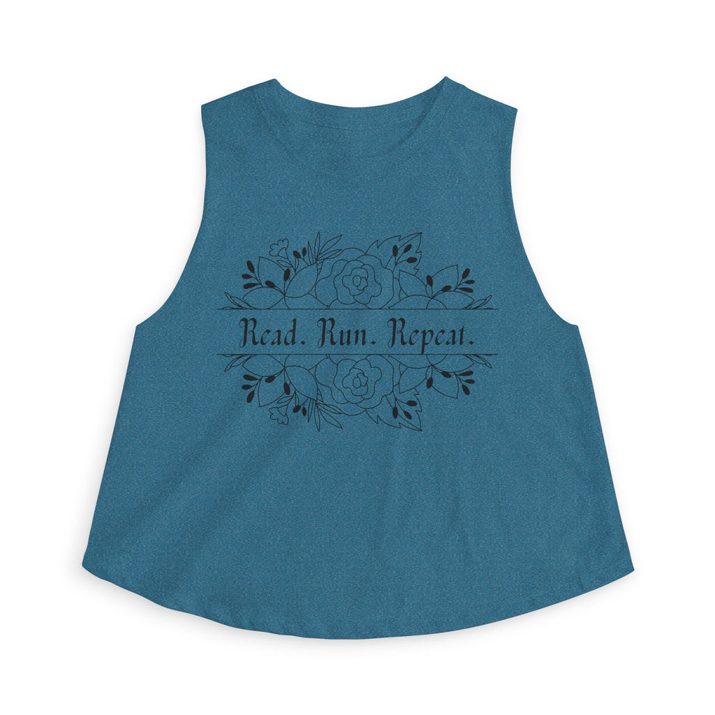 Read. Run. Repeat. Crop Top