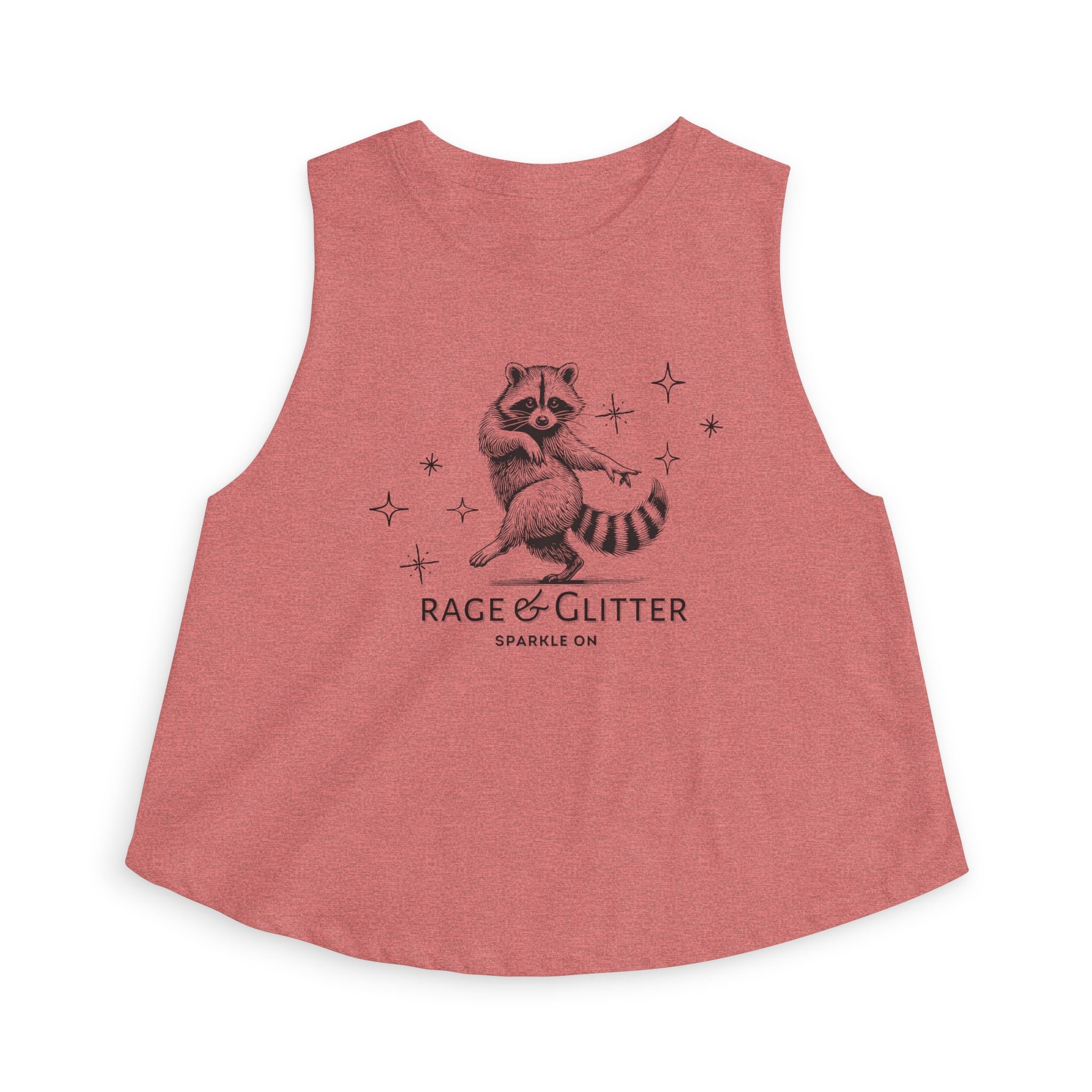 Rage & Glitter: Sparkle On Crop Top