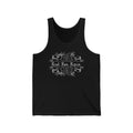Read. Run. Repeat. Unisex Jersey Tank
