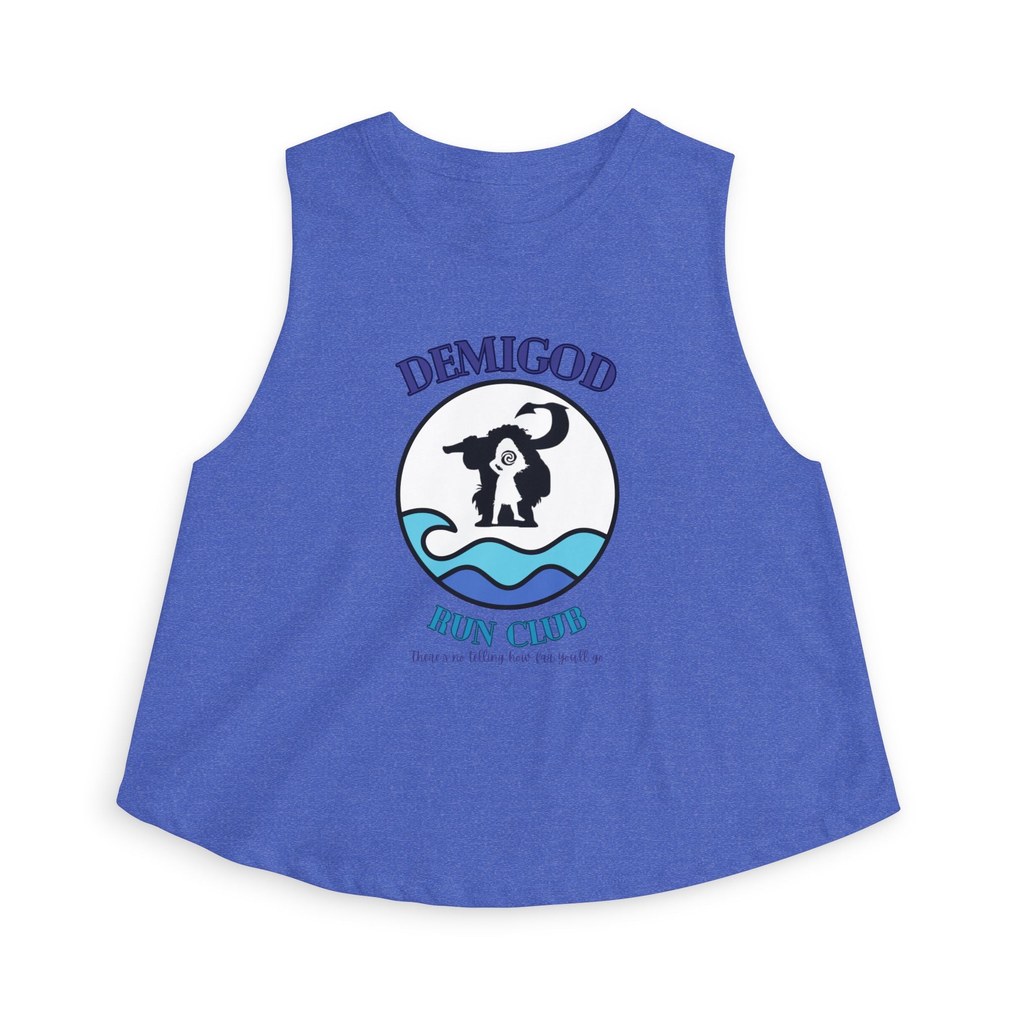Demigod Run Club Women's Crop Tank Top
