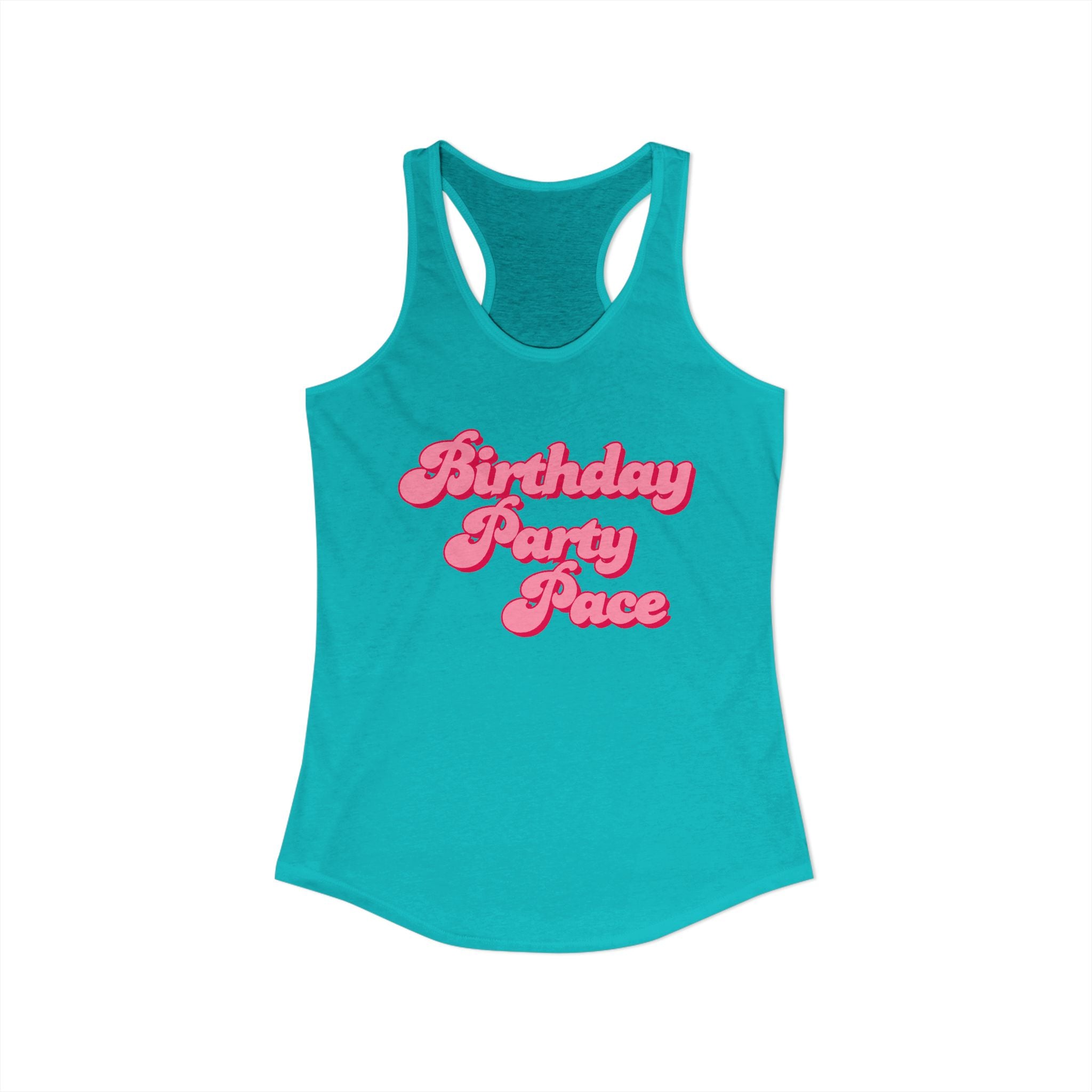 Birthday Party Pace Women's Ideal Racerback Tank