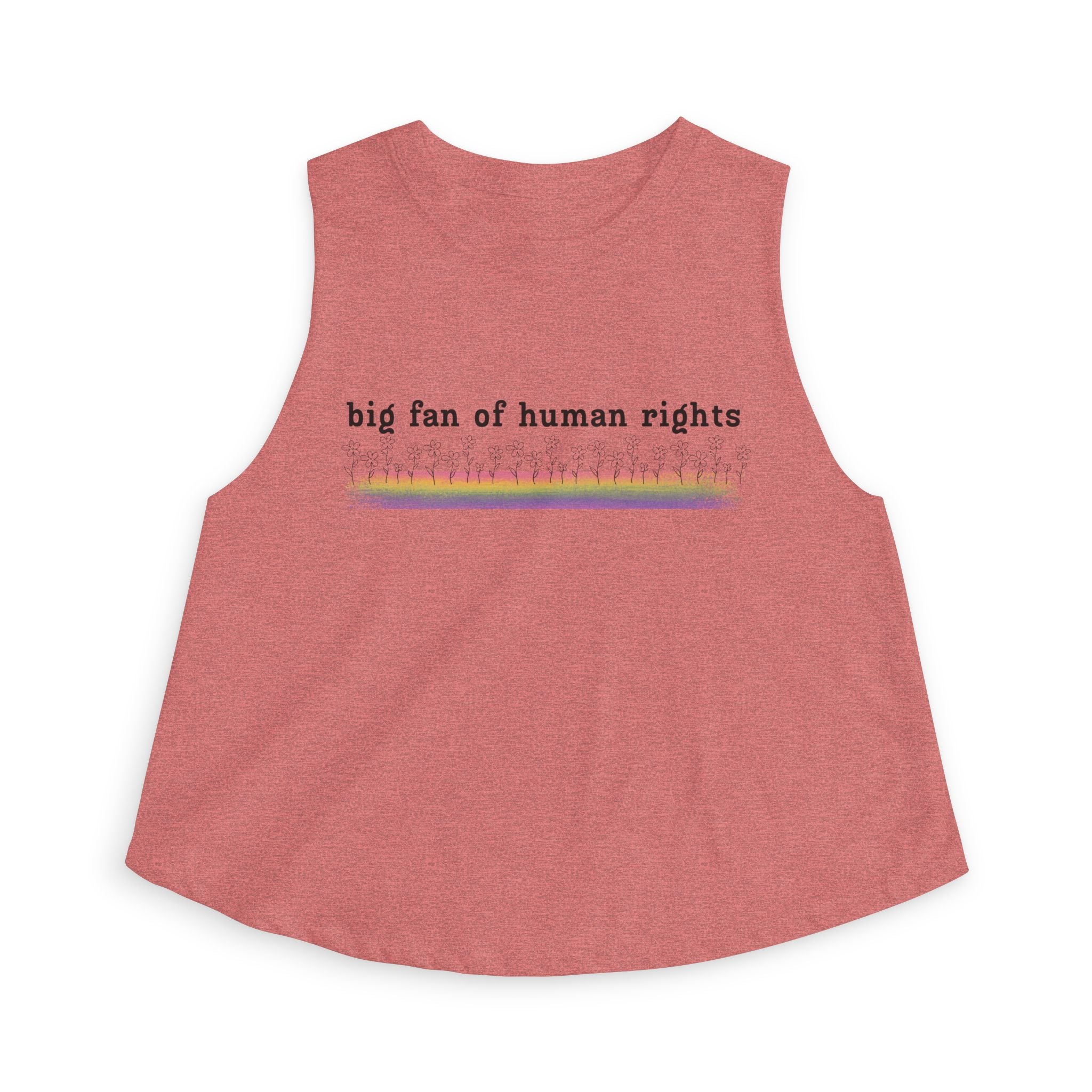 Big Fan of Human Rights Women's Crop Top