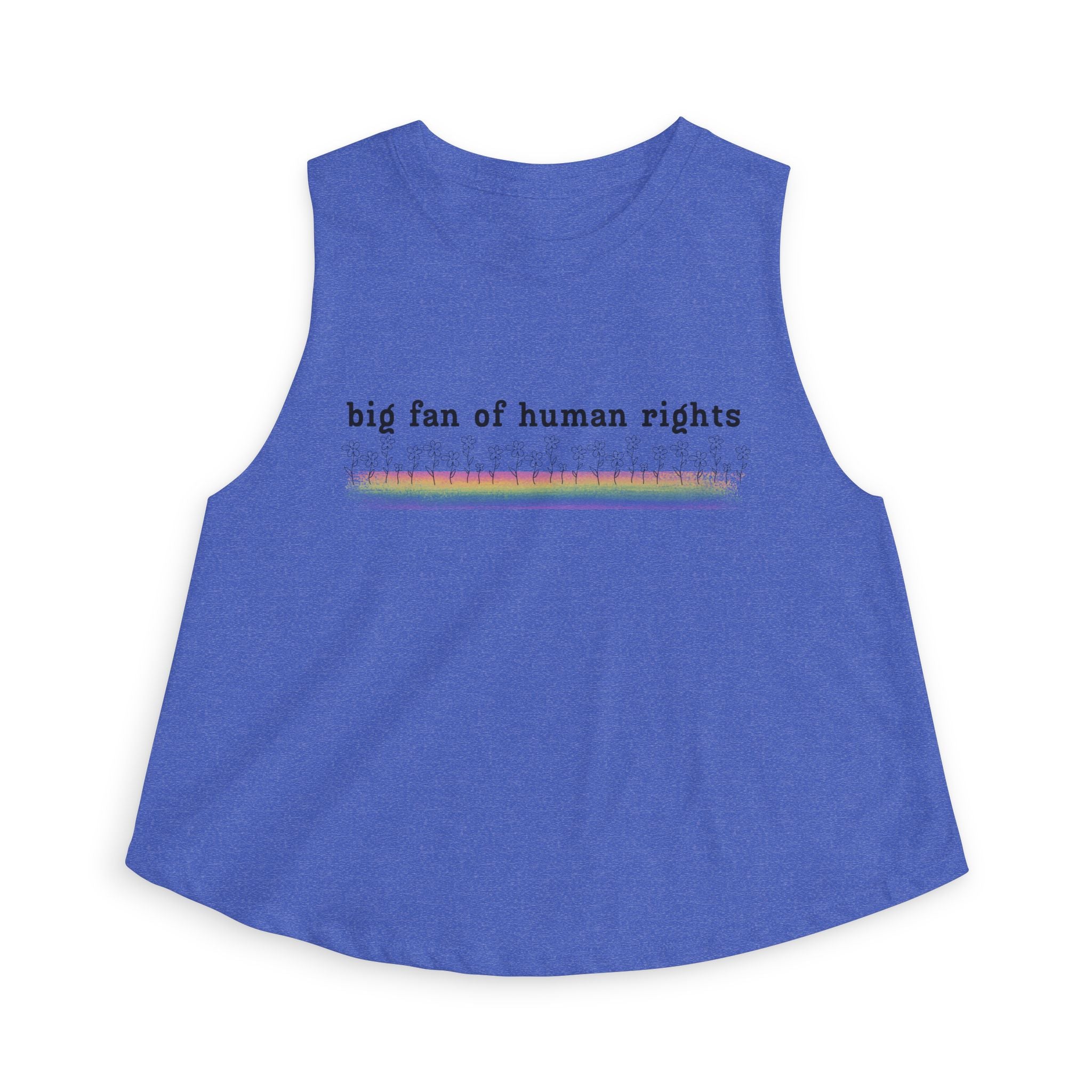 Big Fan of Human Rights Women's Crop Top