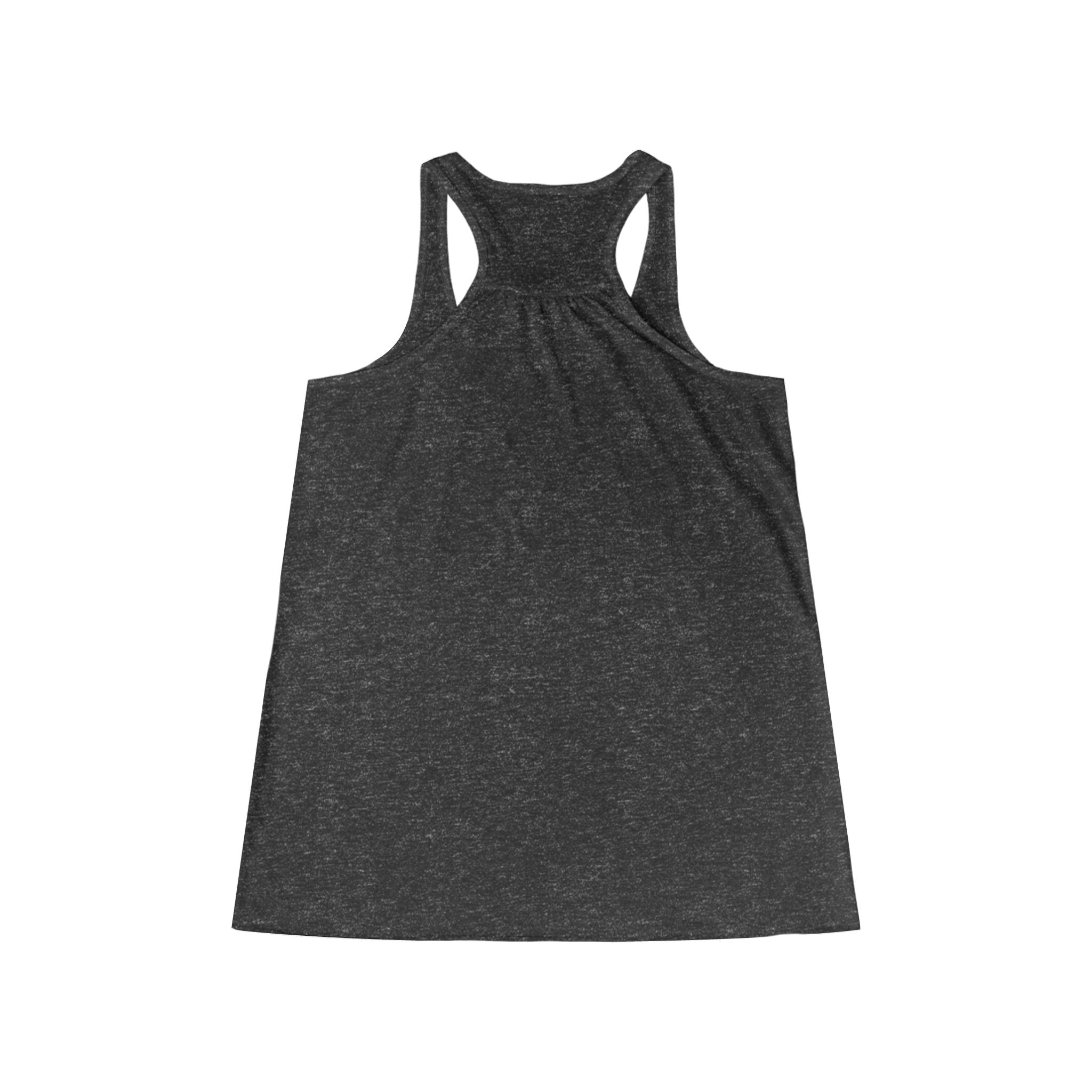 White Font - Read. Run. Repeat. Racerback Flowy Tank