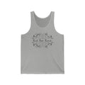 Read. Run. Repeat. Unisex Jersey Tank