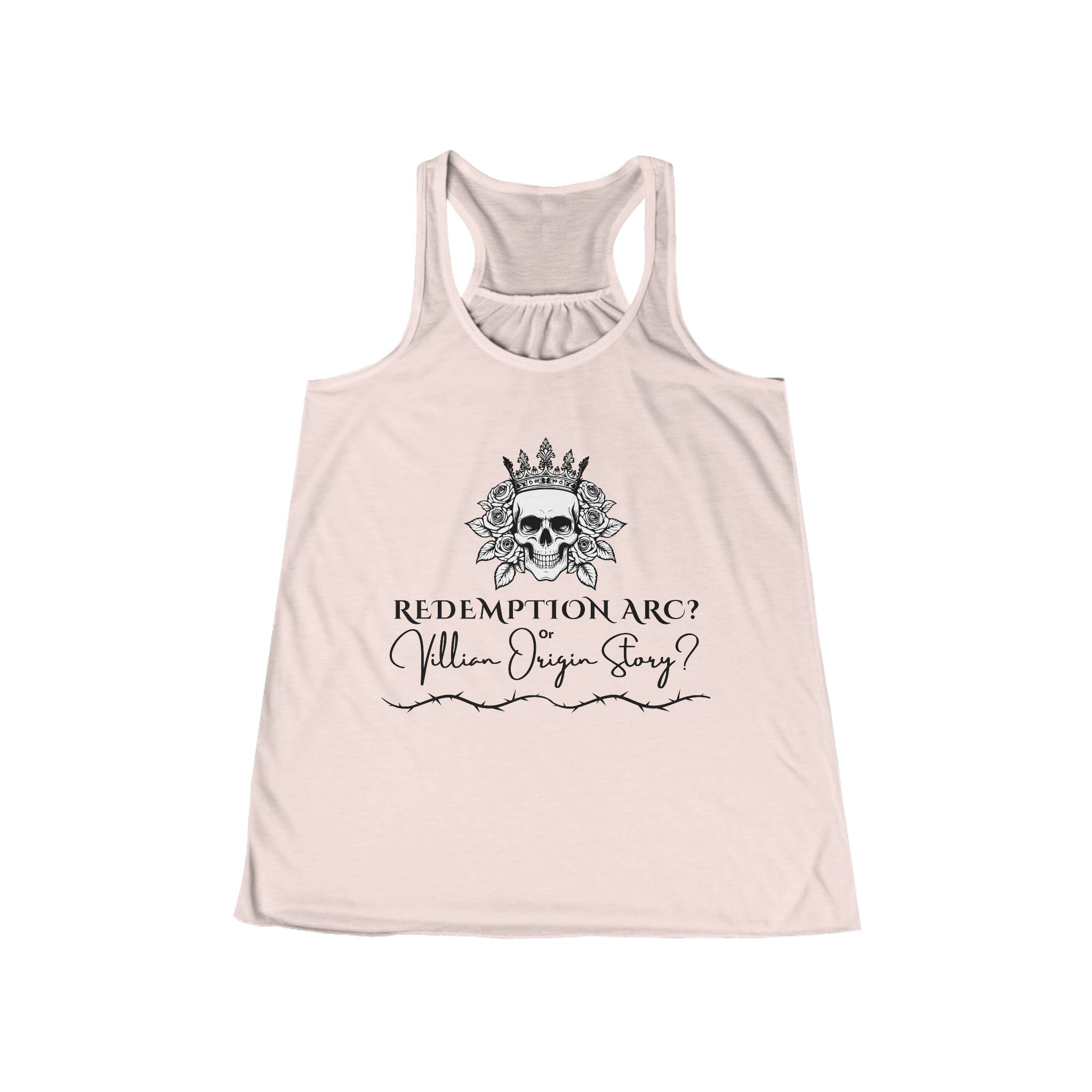 Redemption Arc? Villain Origin Story? Women's Flowy Racer Back Tank