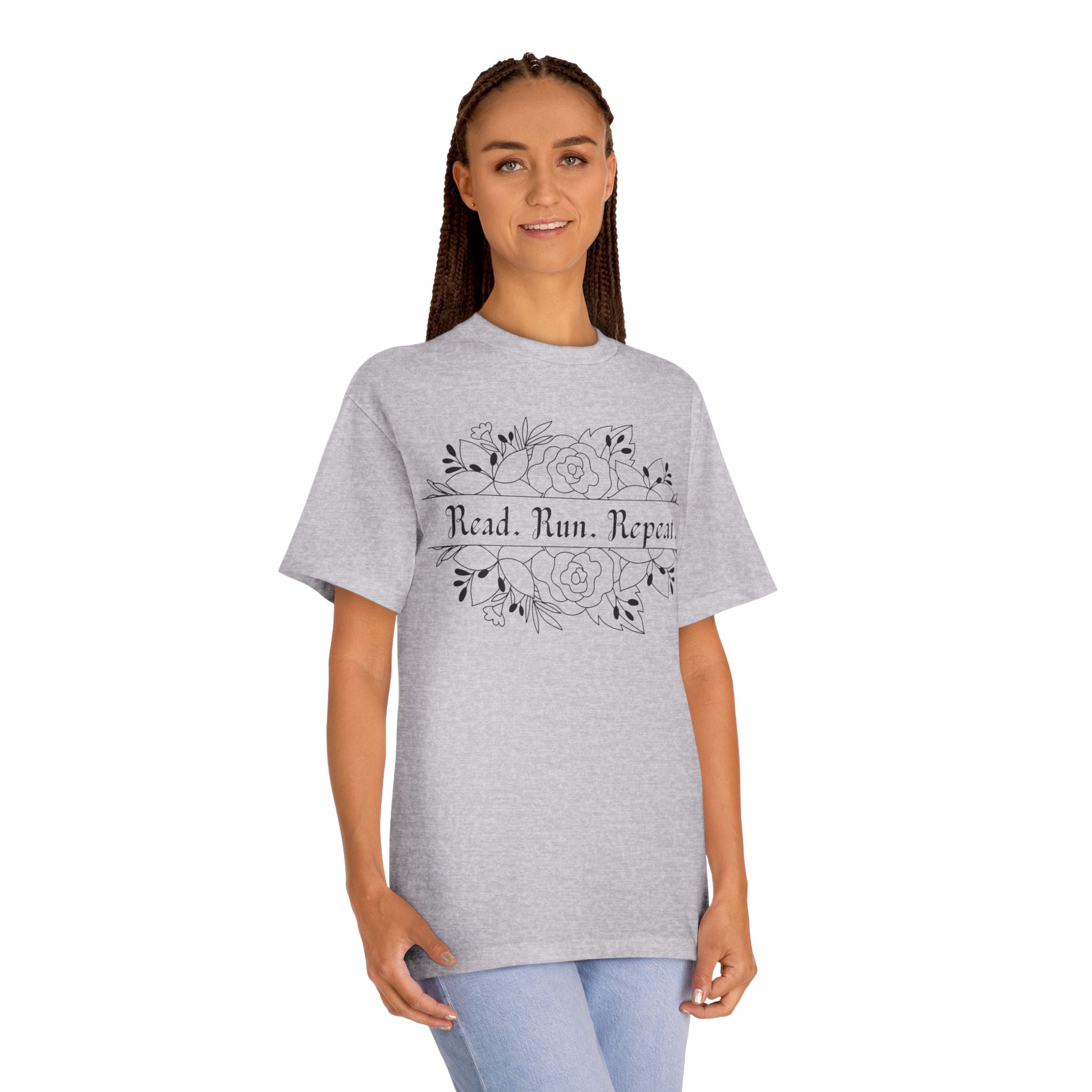 Read. Run. Repeat. Unisex Classic Tee