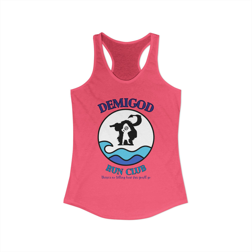 Demi God Run Club - Women's Ideal Racerback Tank