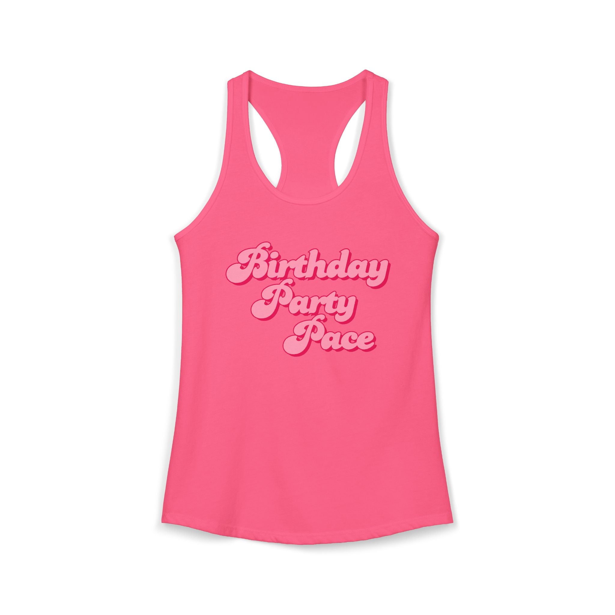 Birthday Party Pace Women's Ideal Racerback Tank