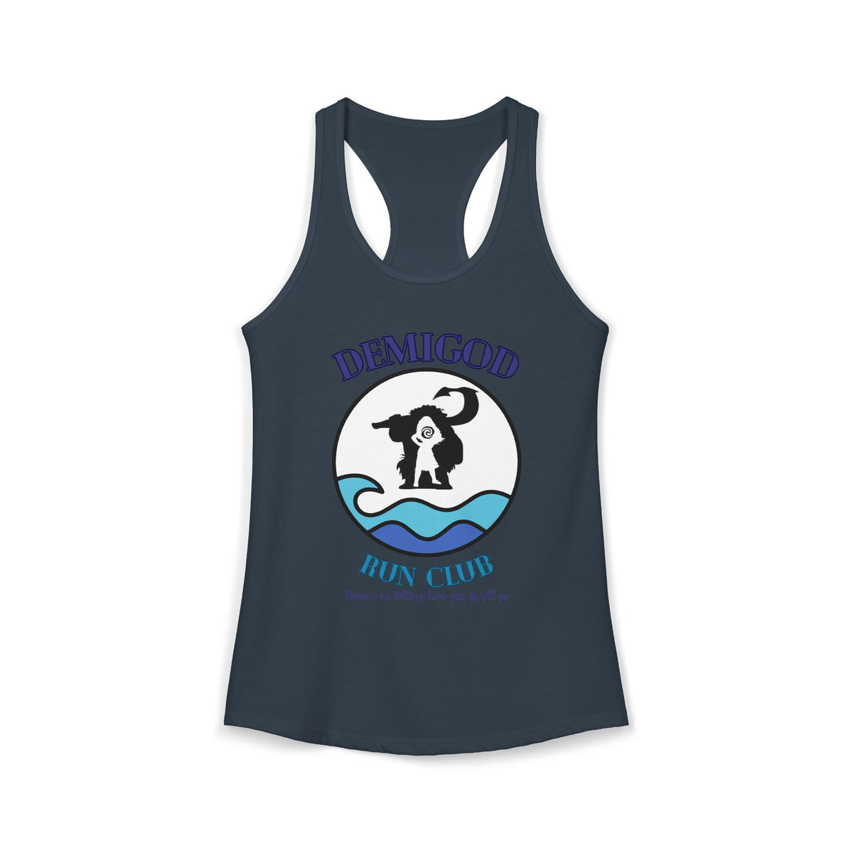 Demi God Run Club - Women's Ideal Racerback Tank
