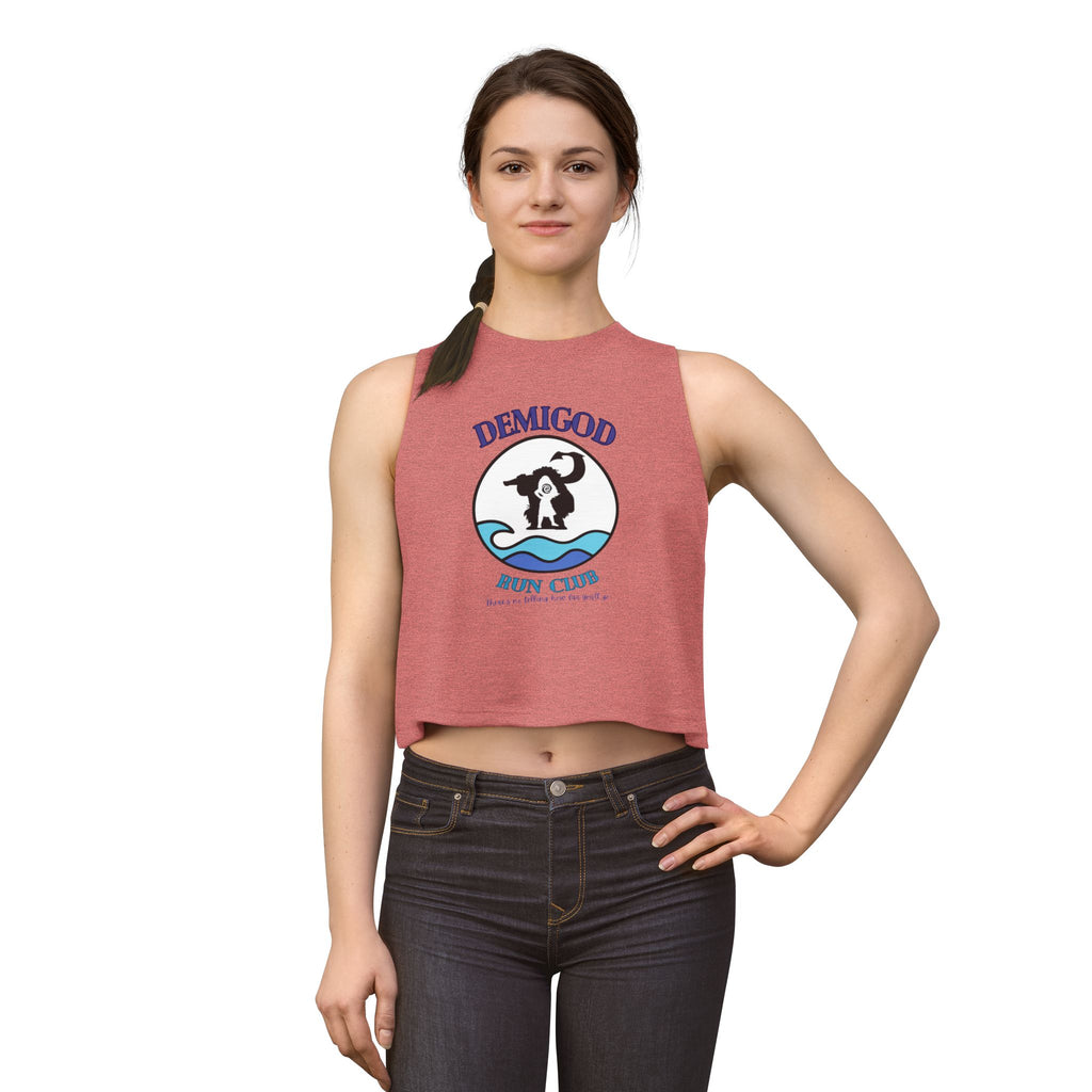 Demigod Run Club Women's Crop Tank Top
