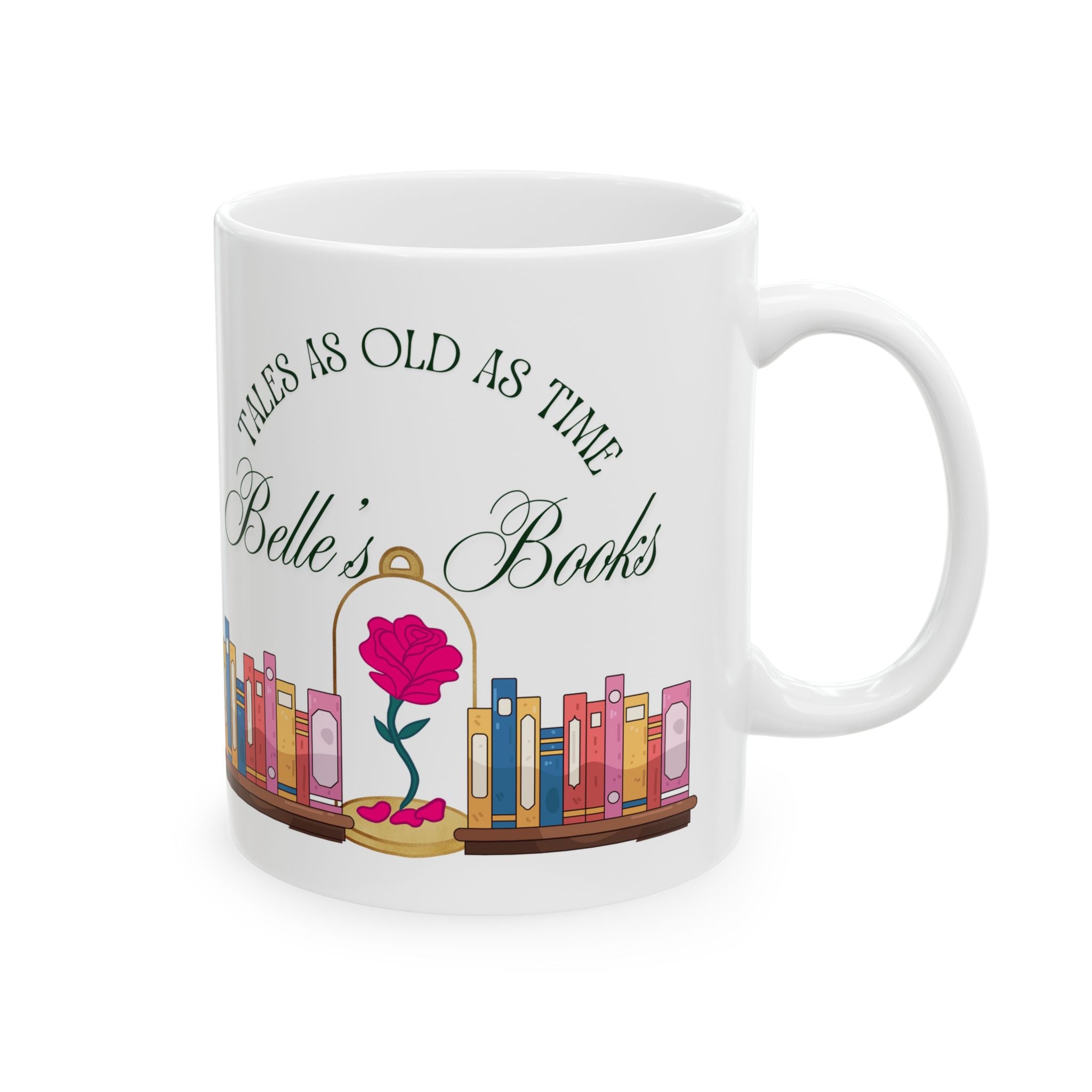 Belles Books Ceramic Mug, (11oz, 15oz)