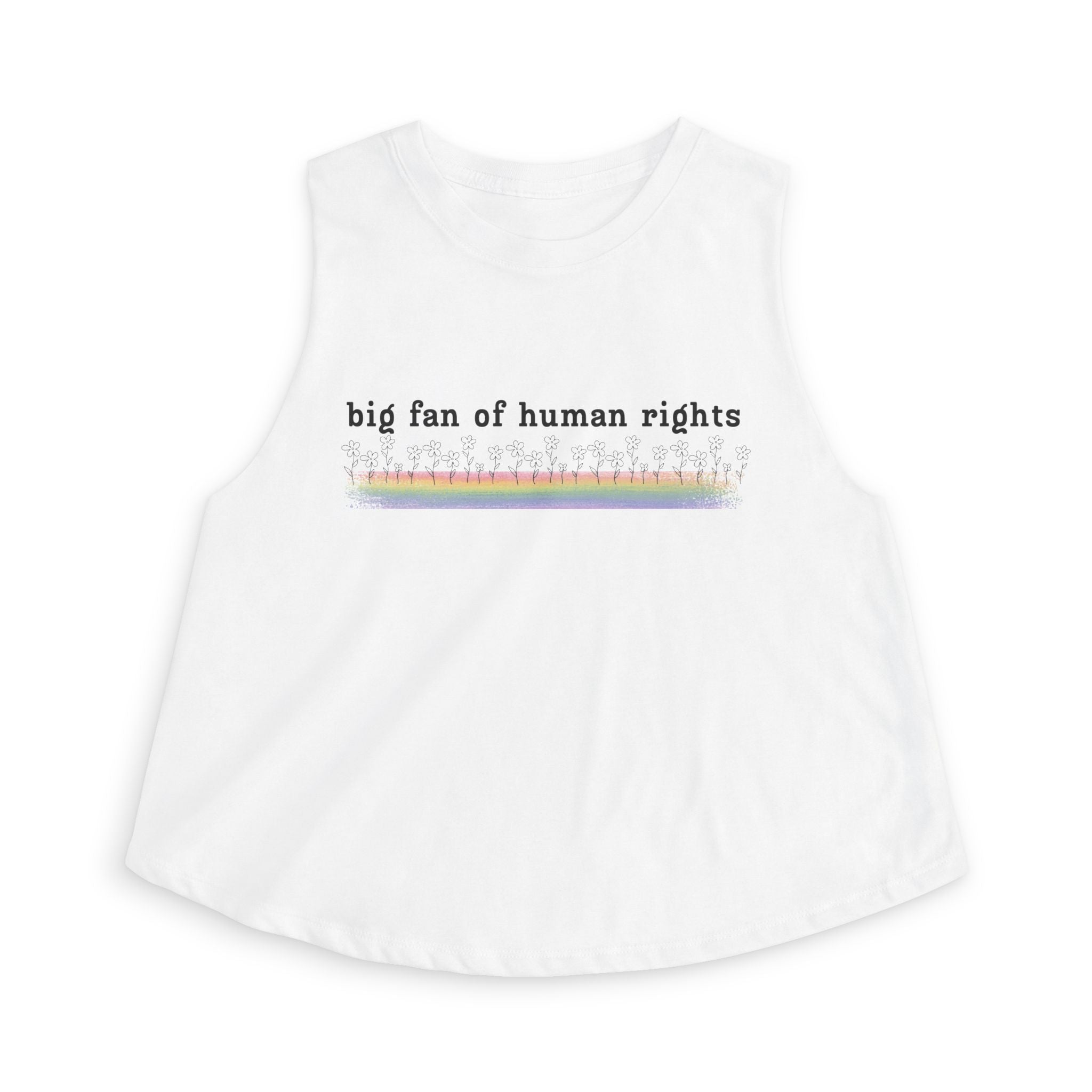 Big Fan of Human Rights Women's Crop Top