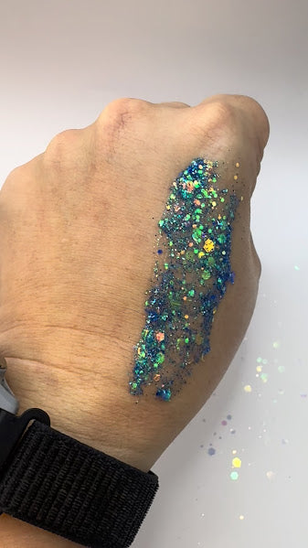 Blue Sky - Chunky Glitter Gel