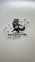 Rage and Glitter Sticker
